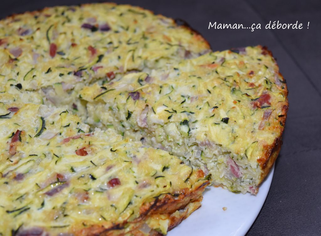Gâteau de courgettes au fromage blanc - Maman...ça déborde
