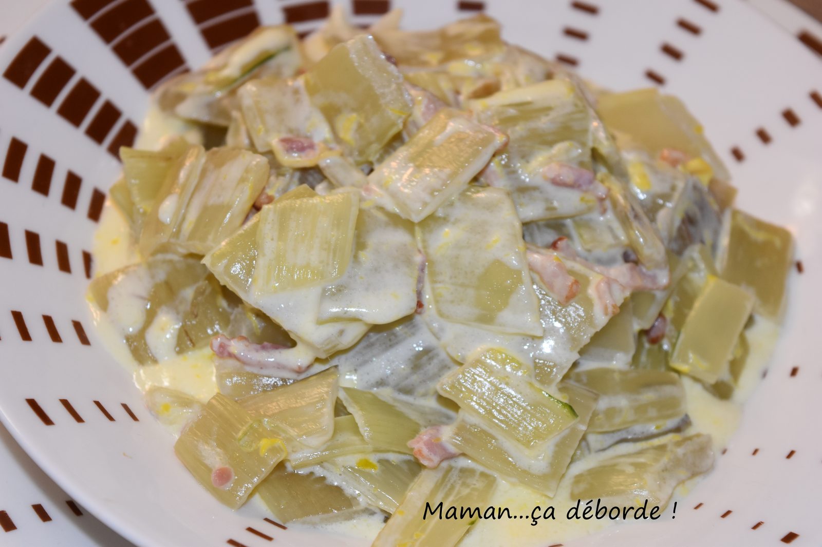 Blettes façon carbonara