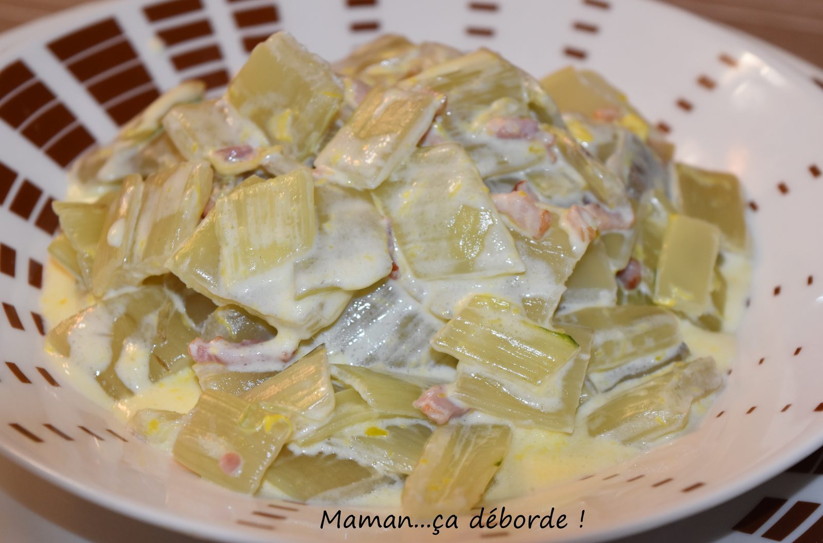 Blettes façon carbonara