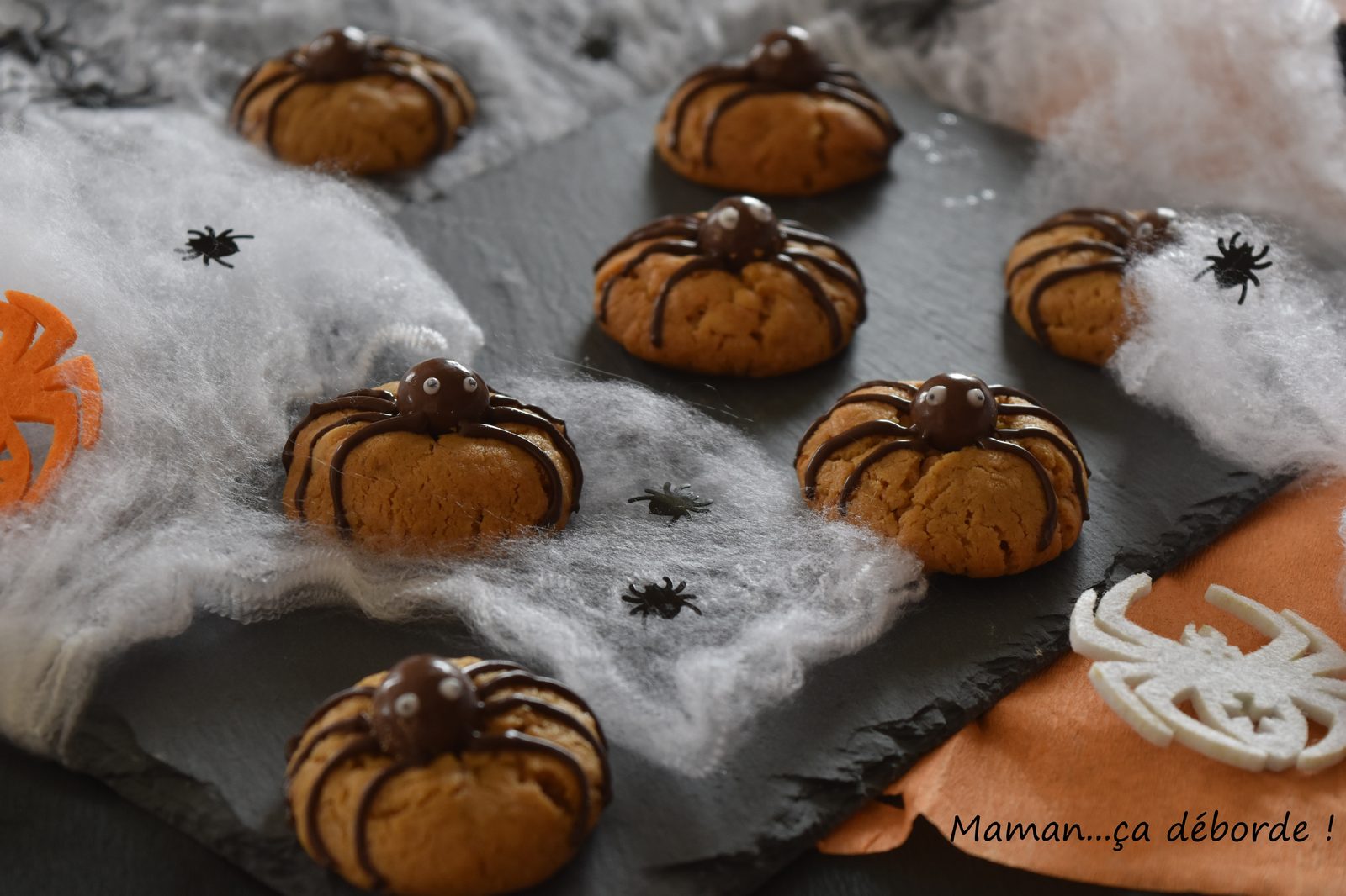 Cookies araignées