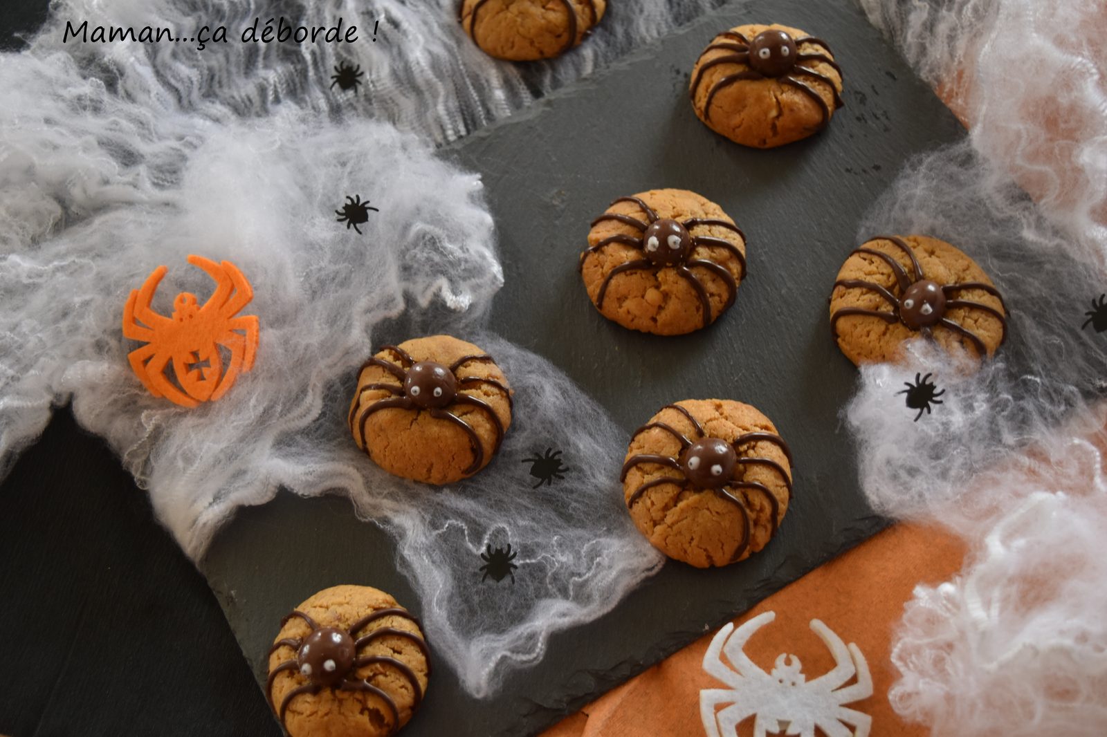 Cookies araignées