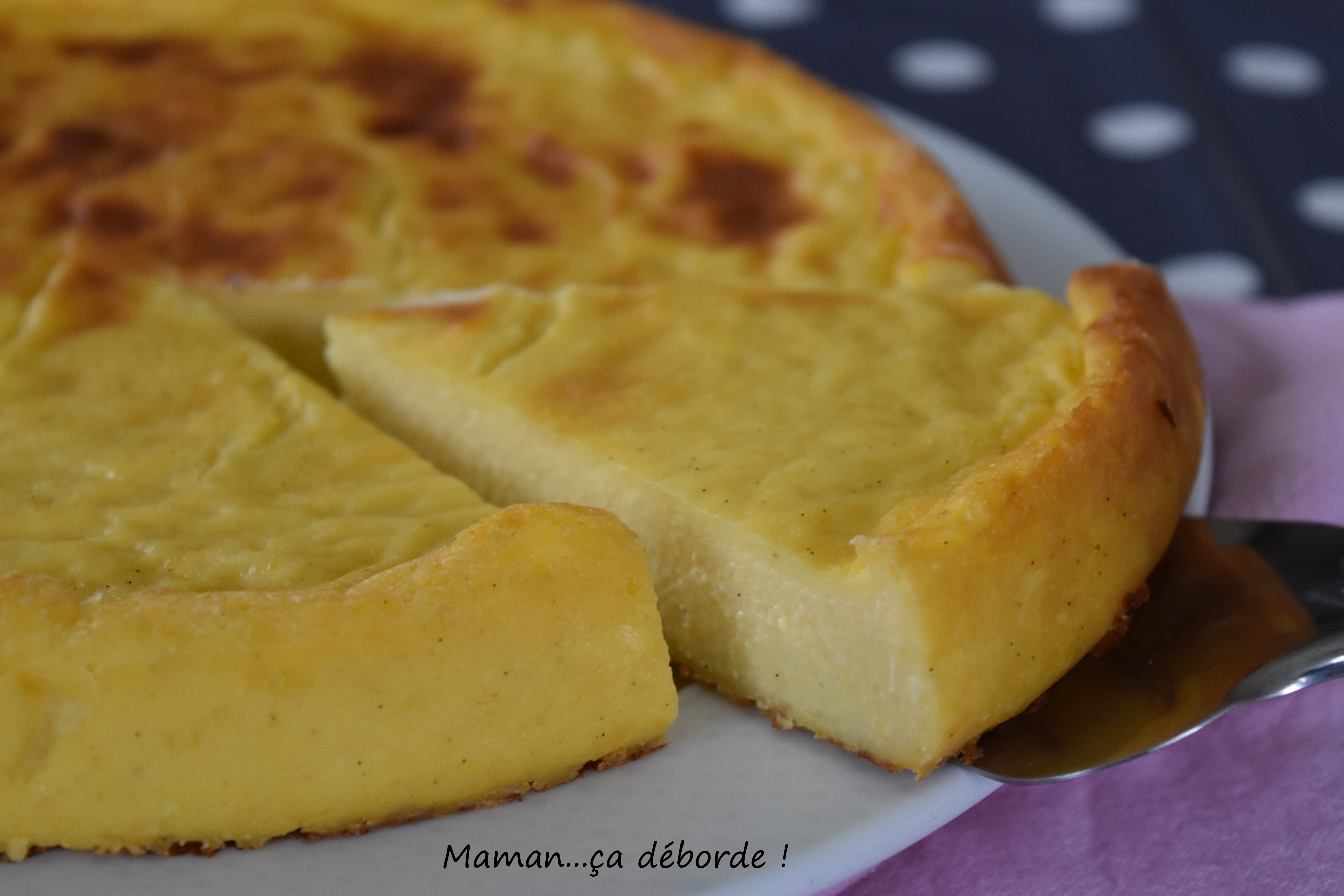 Flan Pâtissier Sans Pâte De Michalak - Maman...ça Déborde