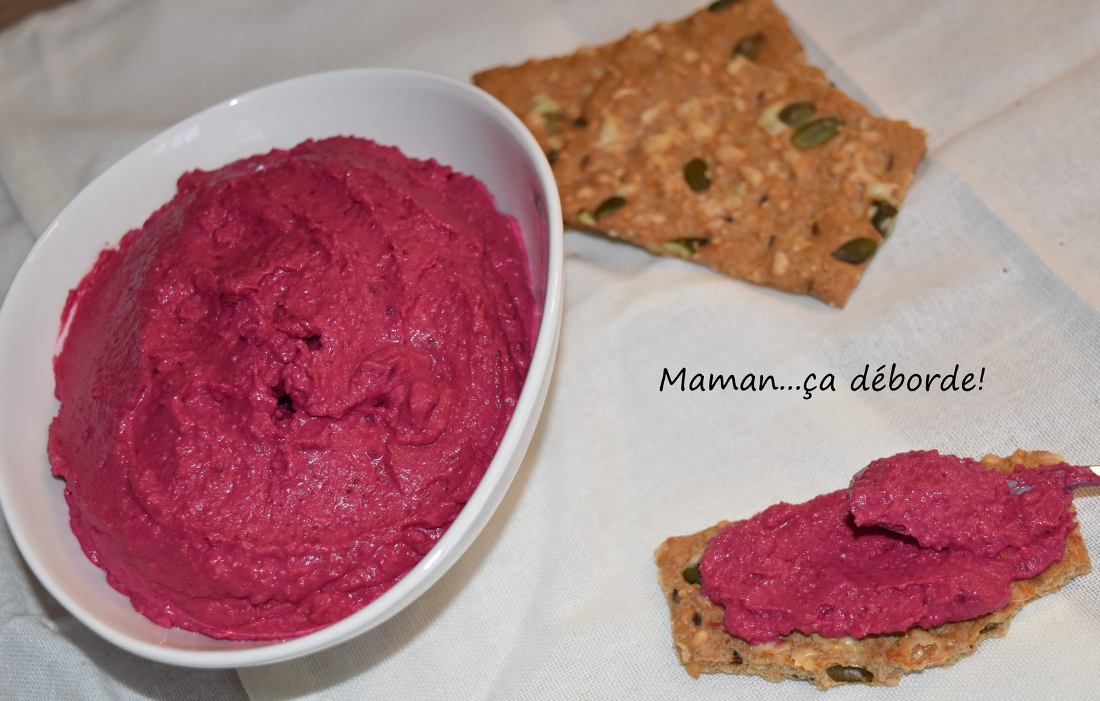 Houmous à la betterave