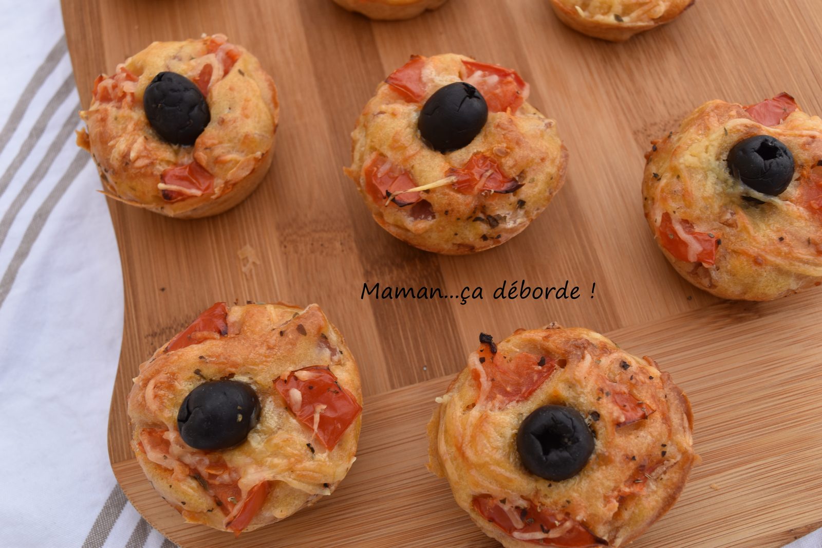 Muffins façon pizza