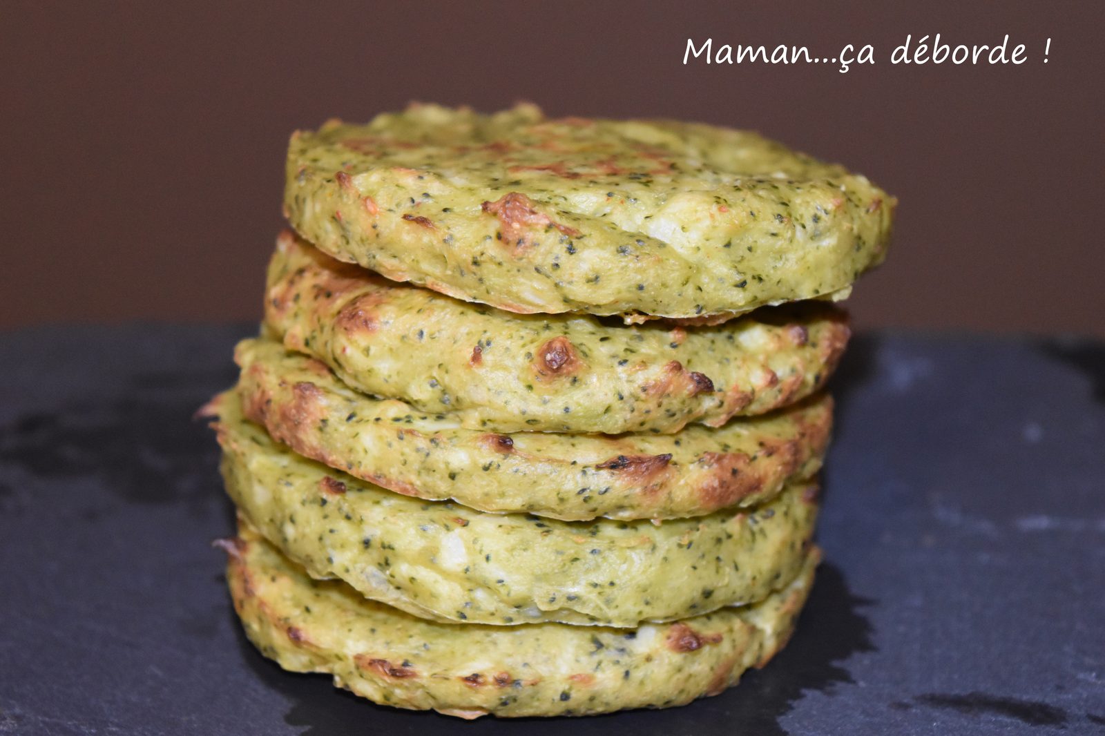 Galette brocoli-chou fleur
