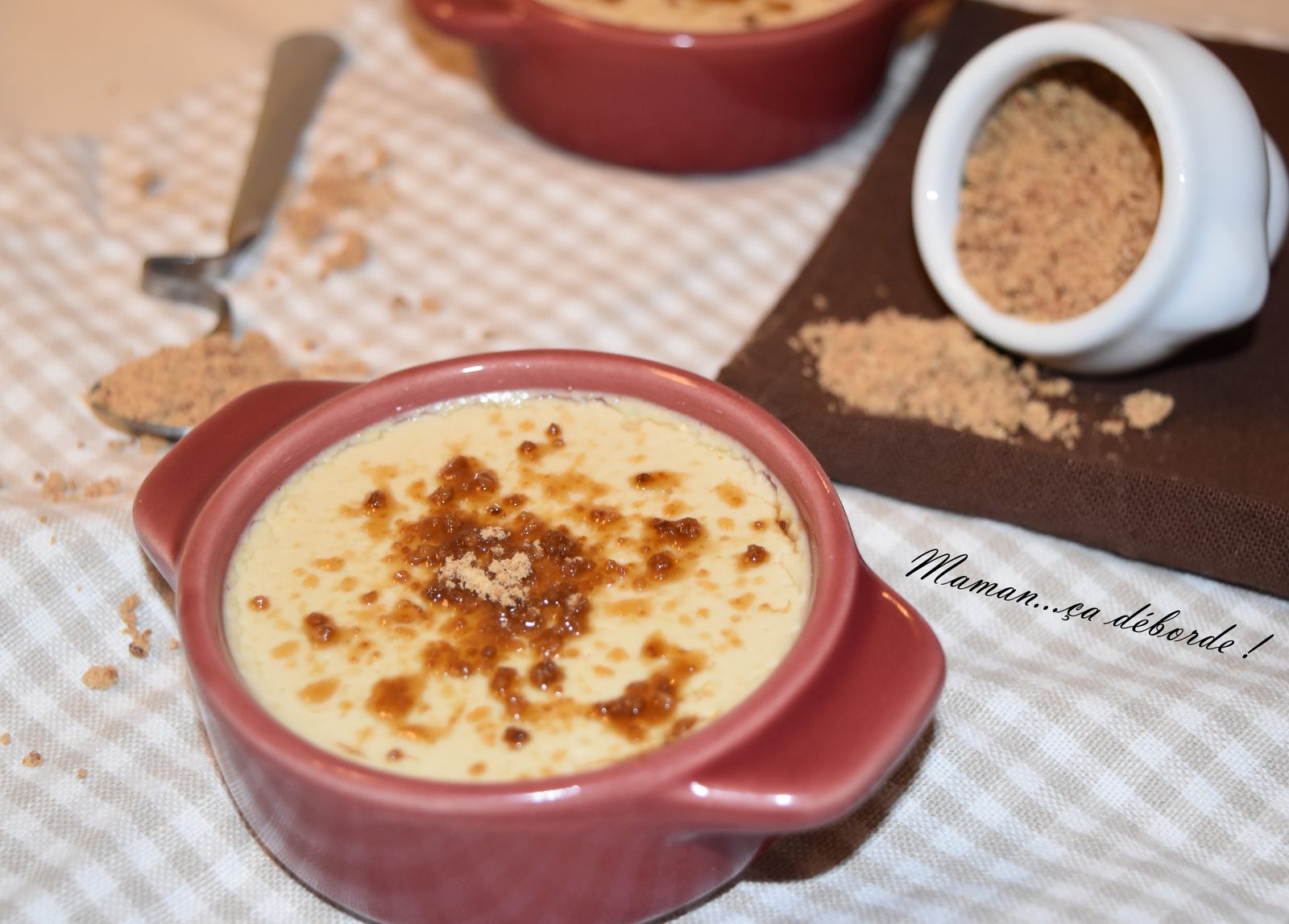 Crème aux oeufs au sucre muscovado