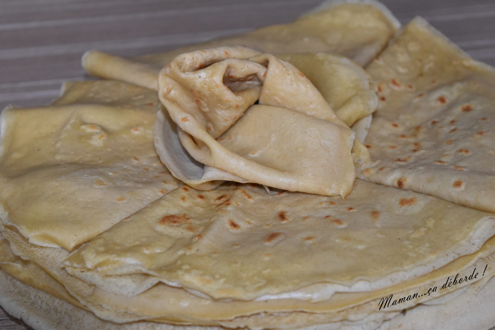 Crêpes au lait de noisette