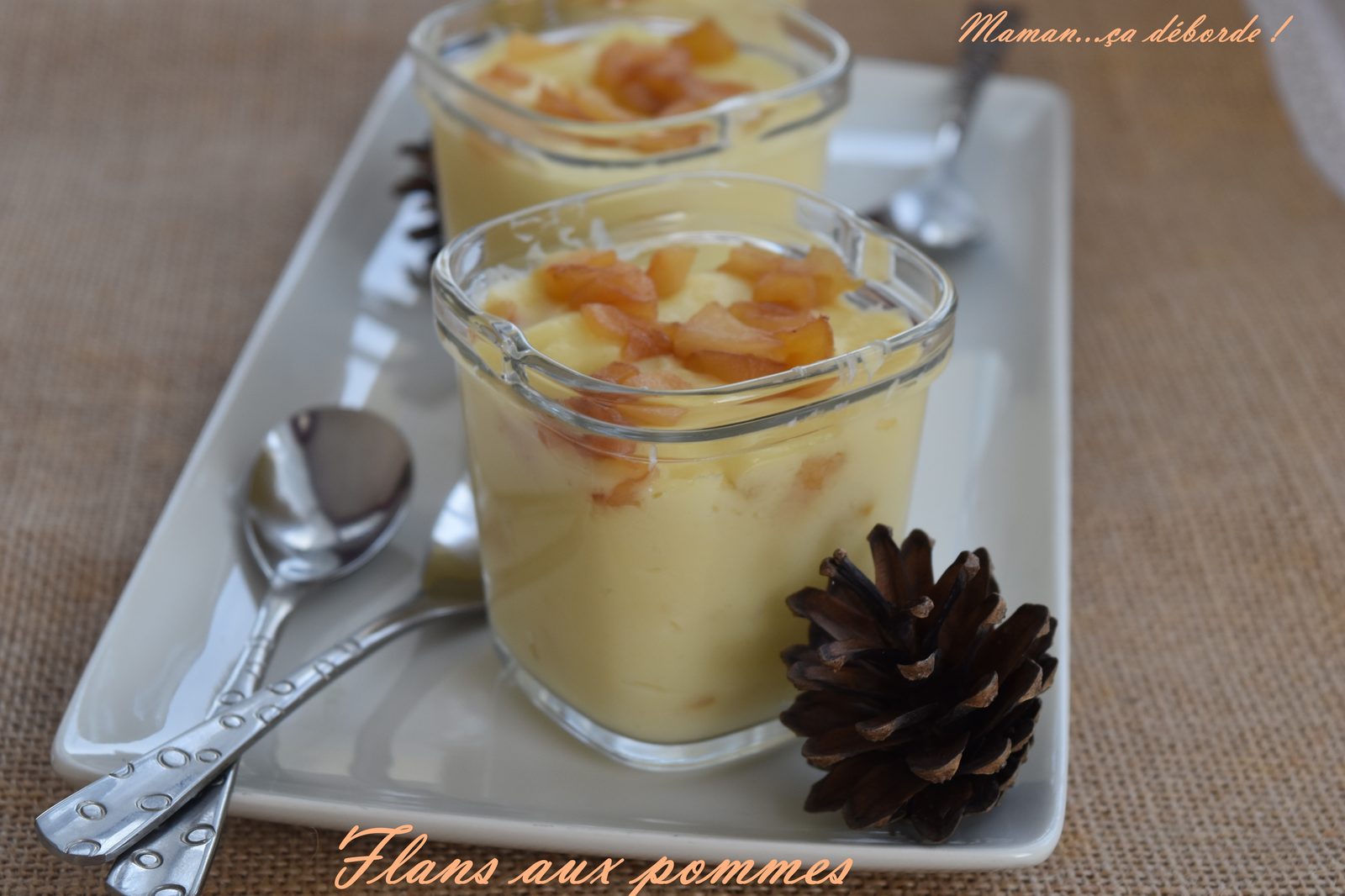 Flans aux pommes
