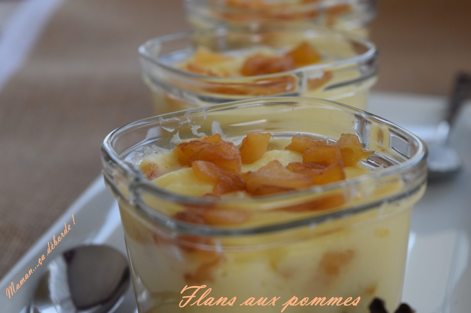 Flans aux pommes