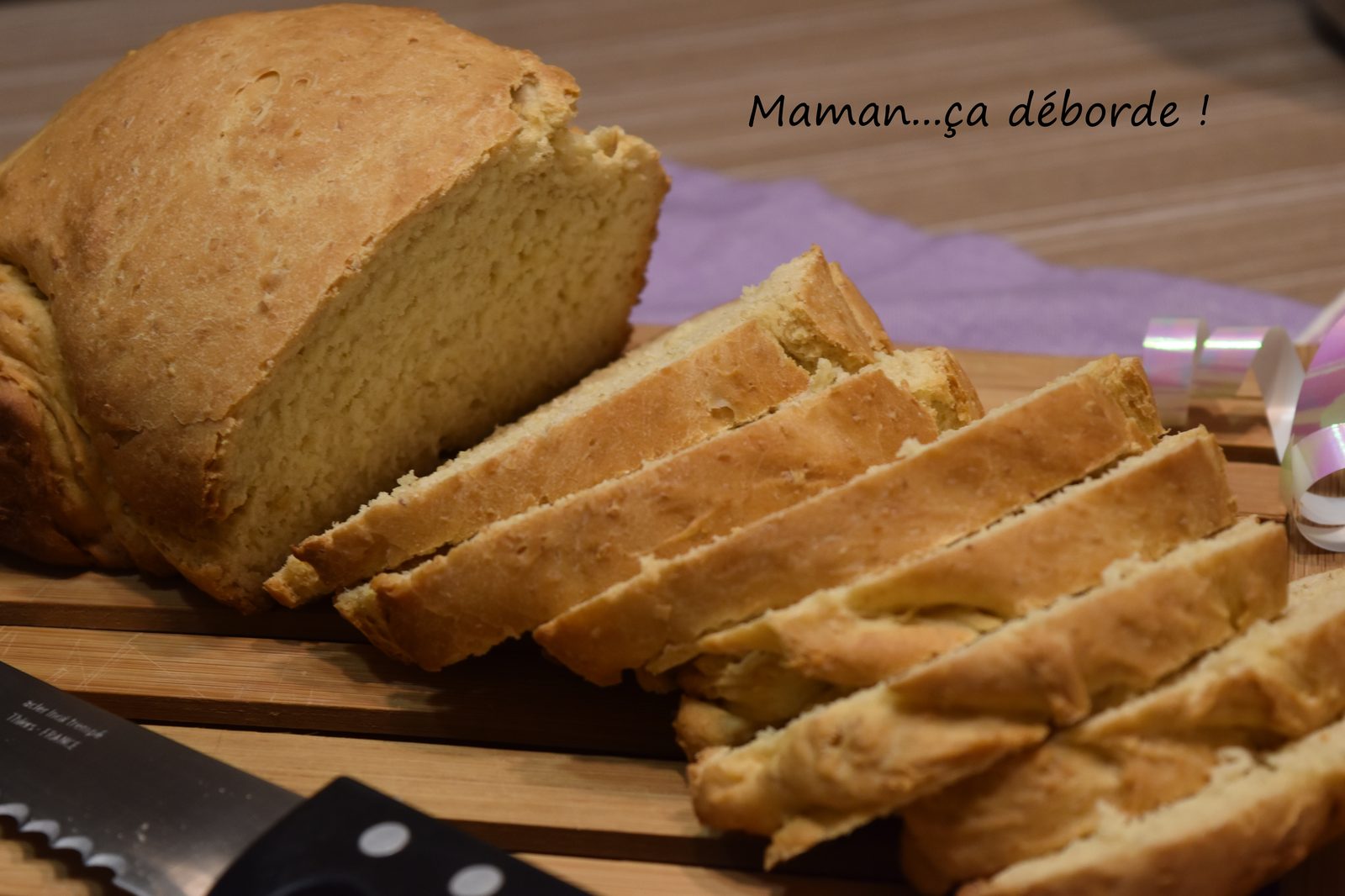 Pain brioché au miel et au beurre salé