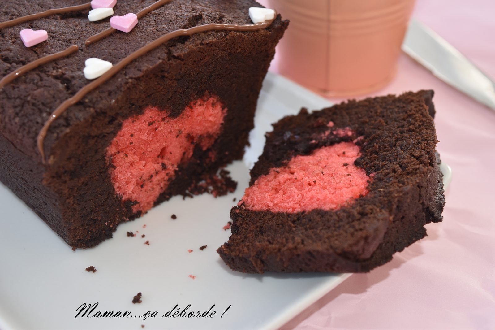 Cake surprise de la St Valentin