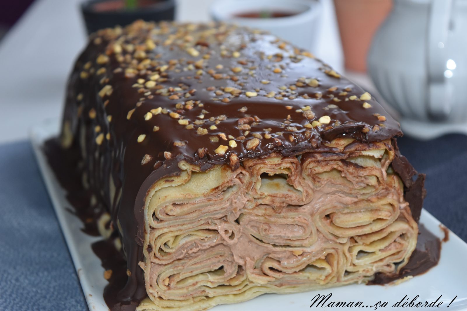 Terrine de crêpes au chocolat