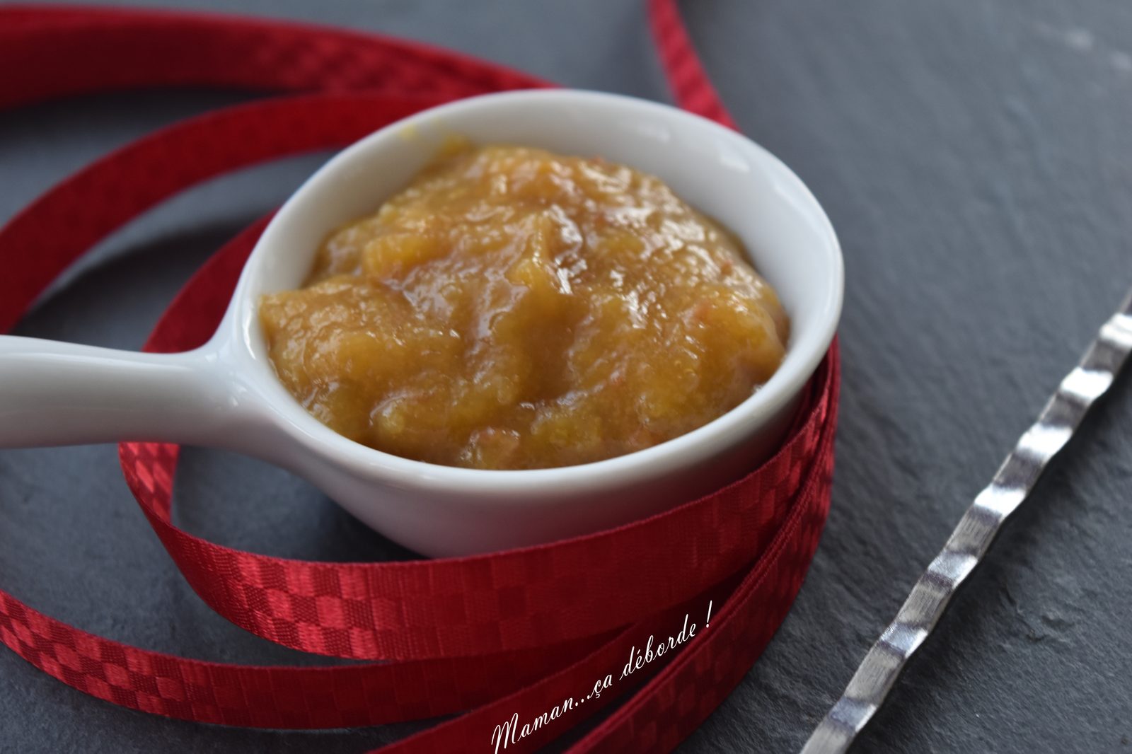 Chutney de mangue, pomme et miel