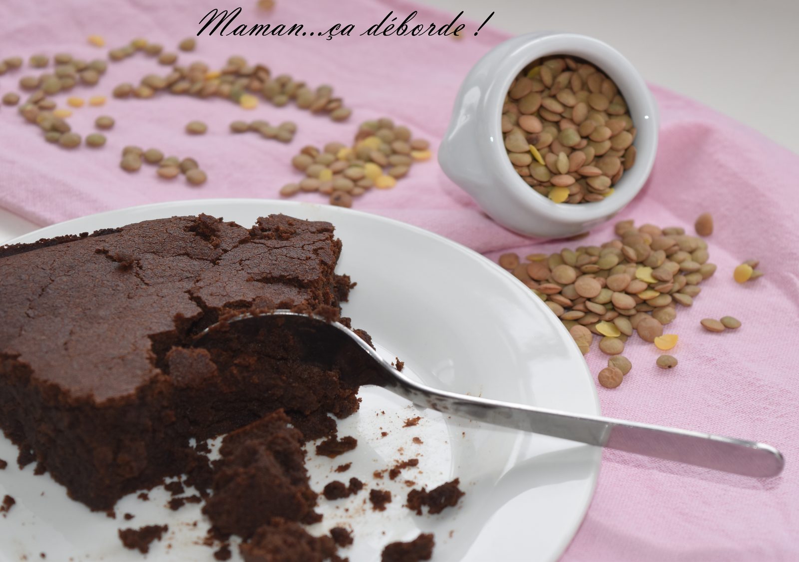 Fondant au chocolat et aux lentilles