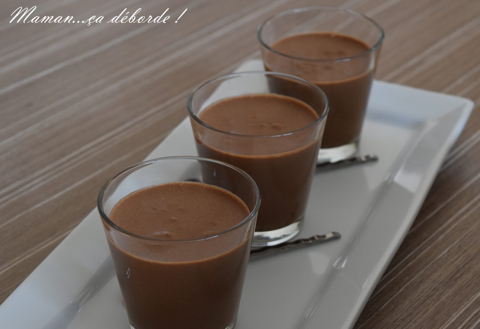 Mousse au chocolat et caramel beurre salé