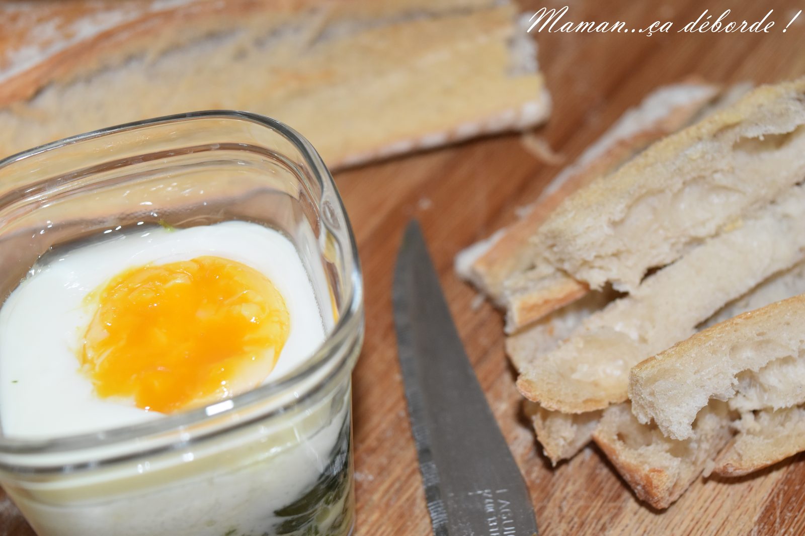 Oeufs cocottes sur lit d'épinard