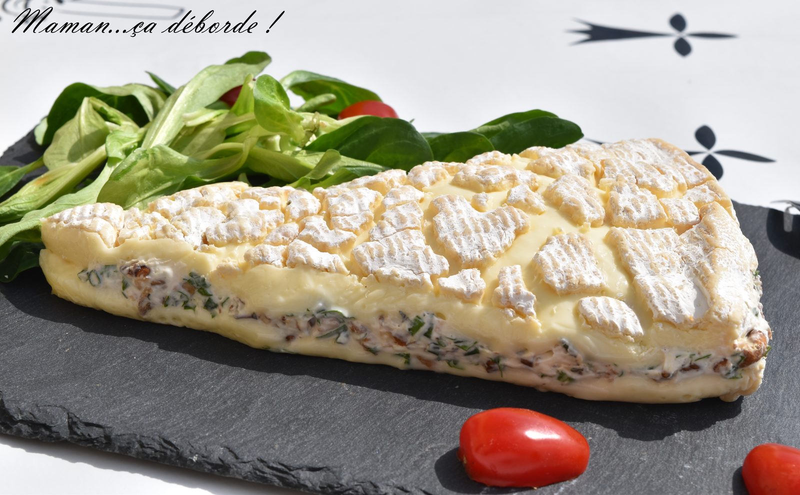 Brie farci aux herbes