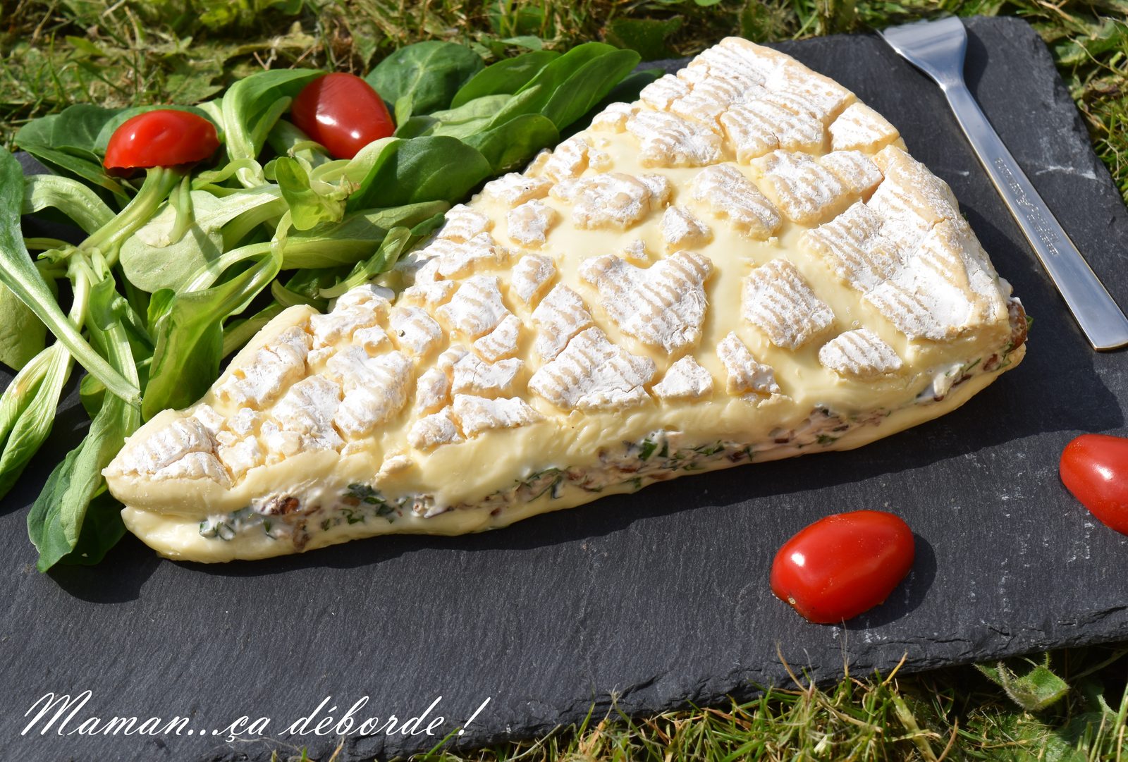 Brie farci aux herbes