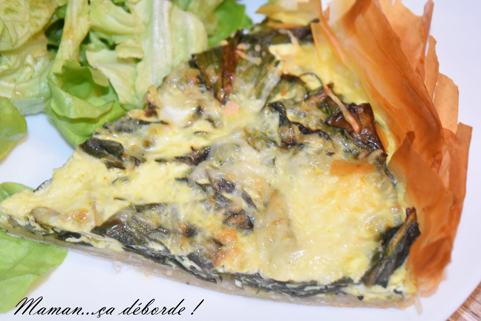 Tarte aux blettes au curry