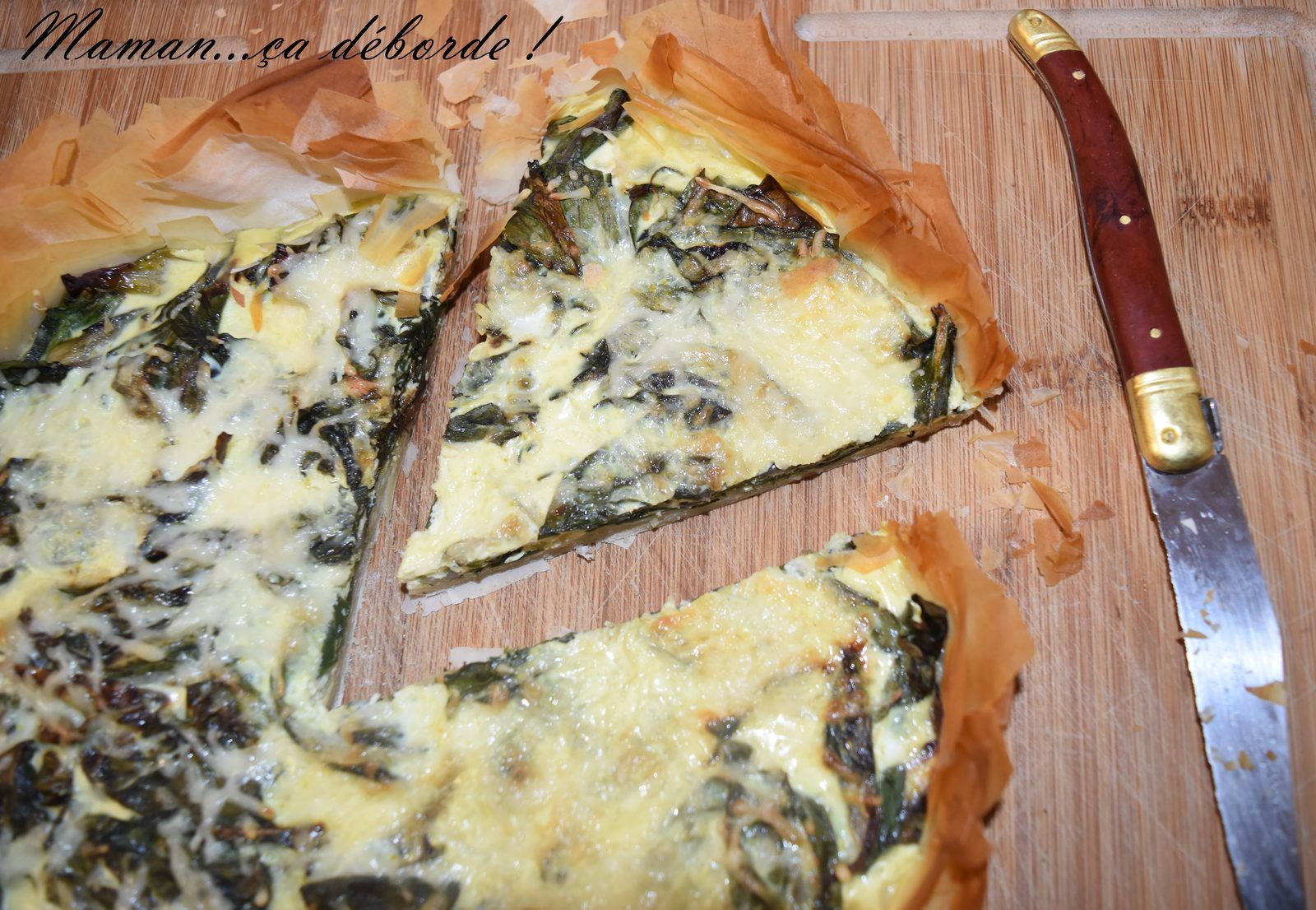 Tarte de blettes au curry