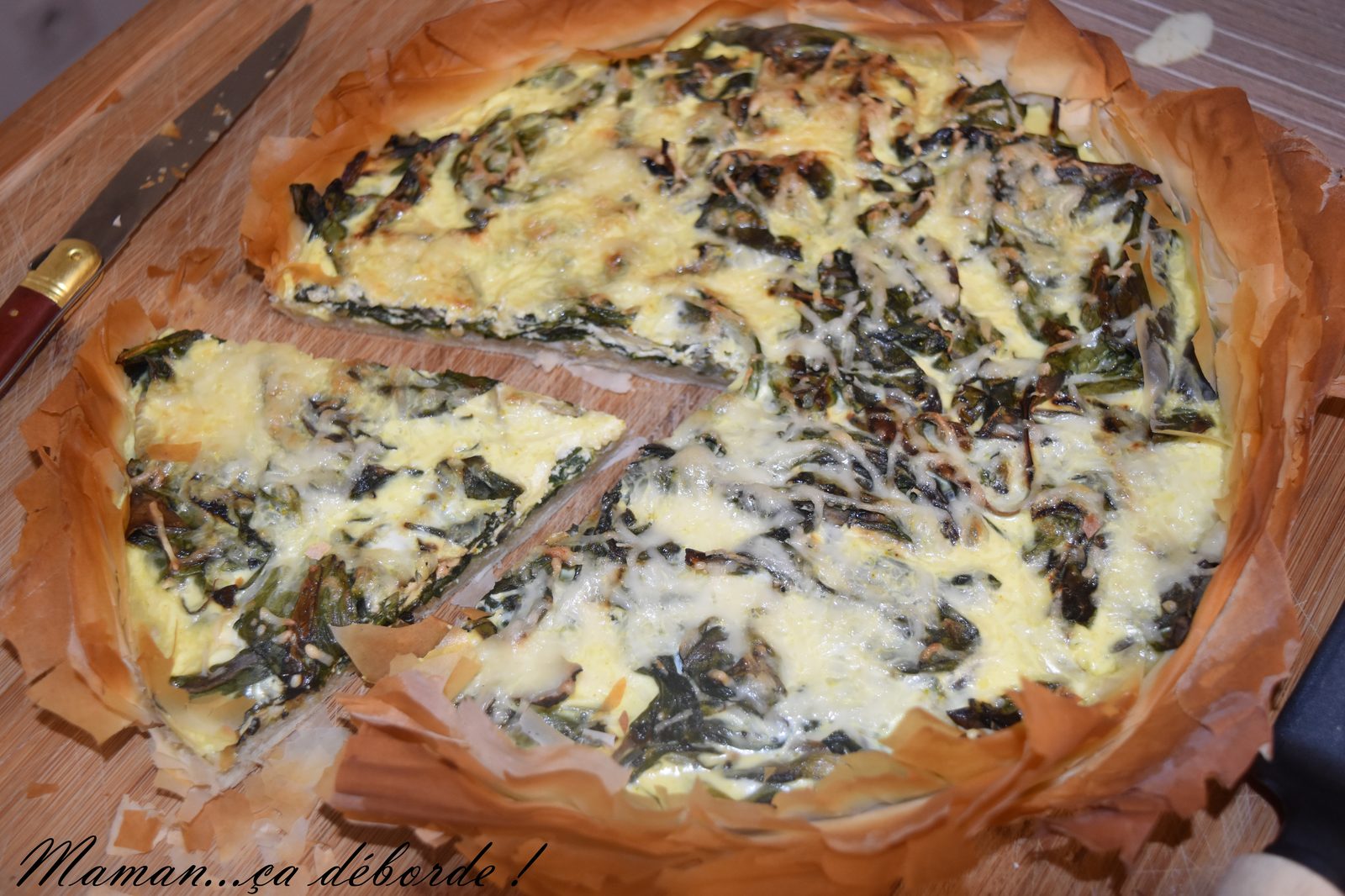 Tarte de blettes au curry