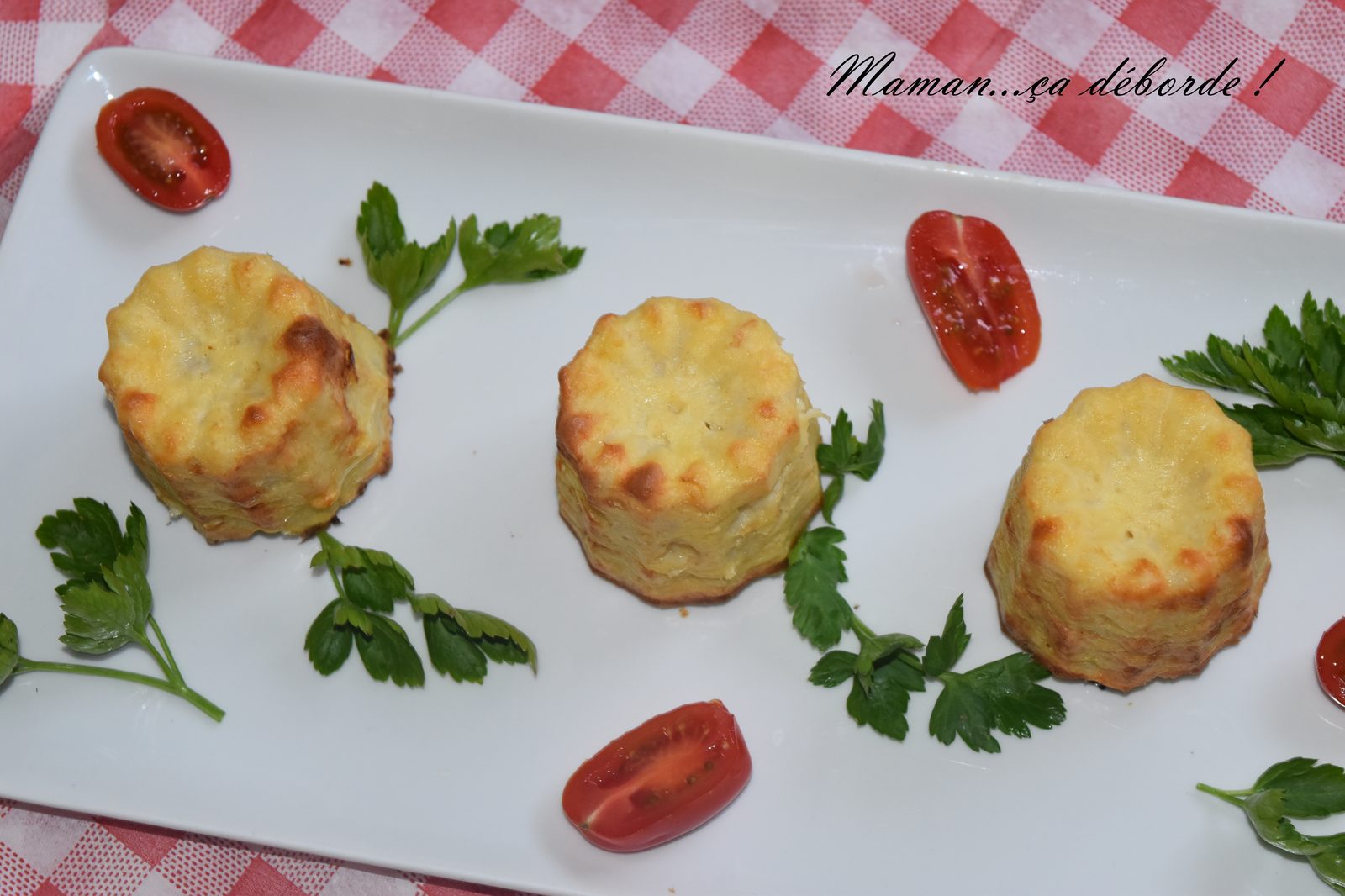 Cannelés au chou fleur et au parmesan