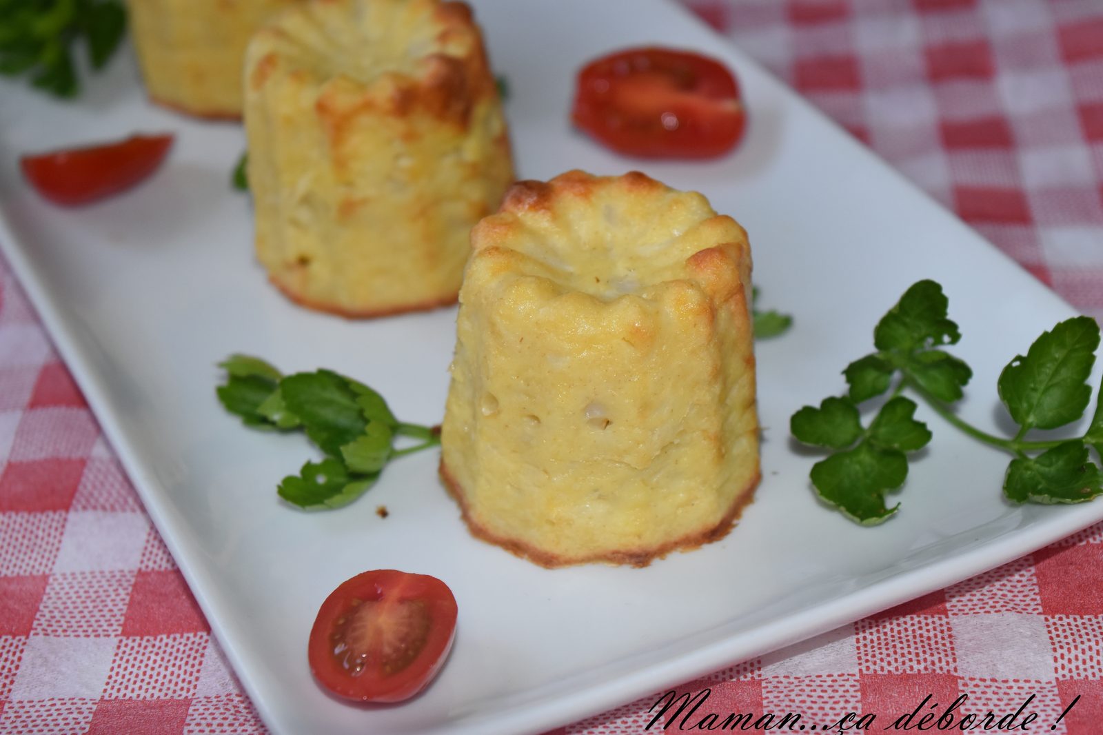 Cannelés au chou fleur et au parmesan