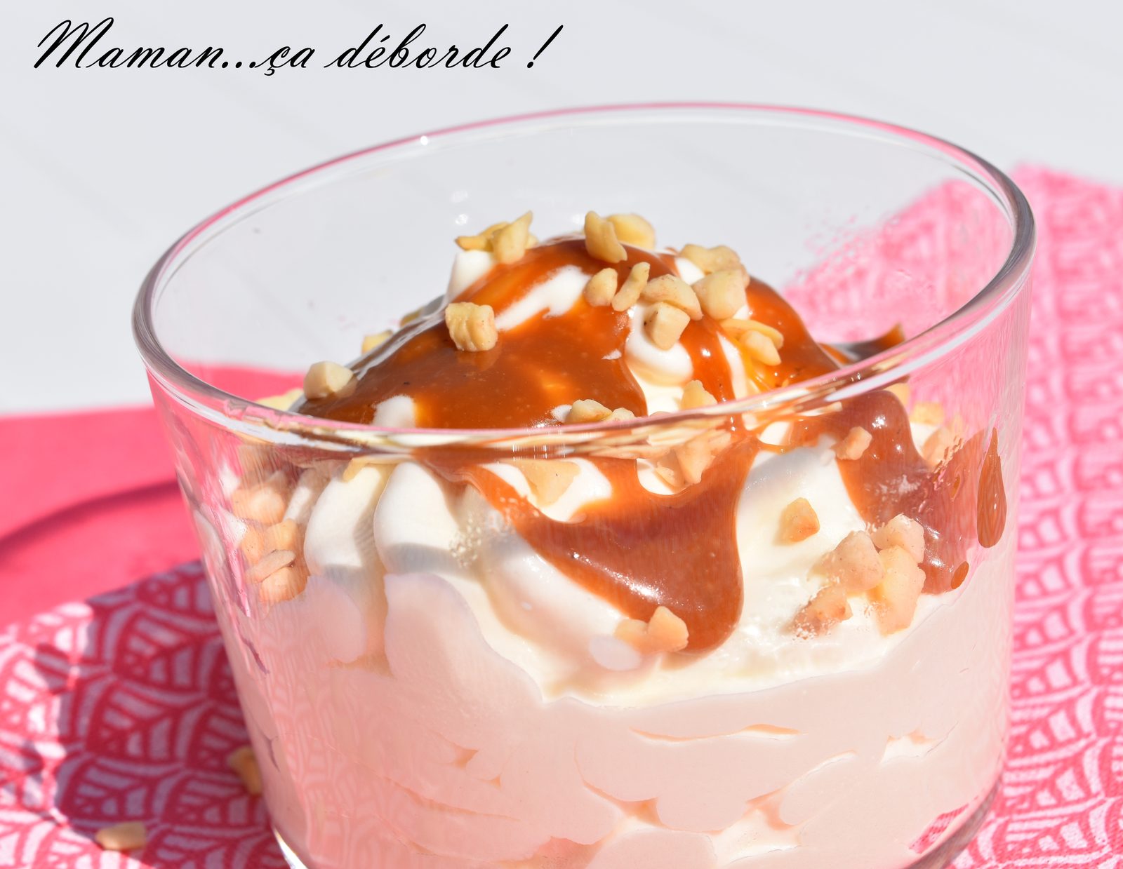 Glace façon sundae