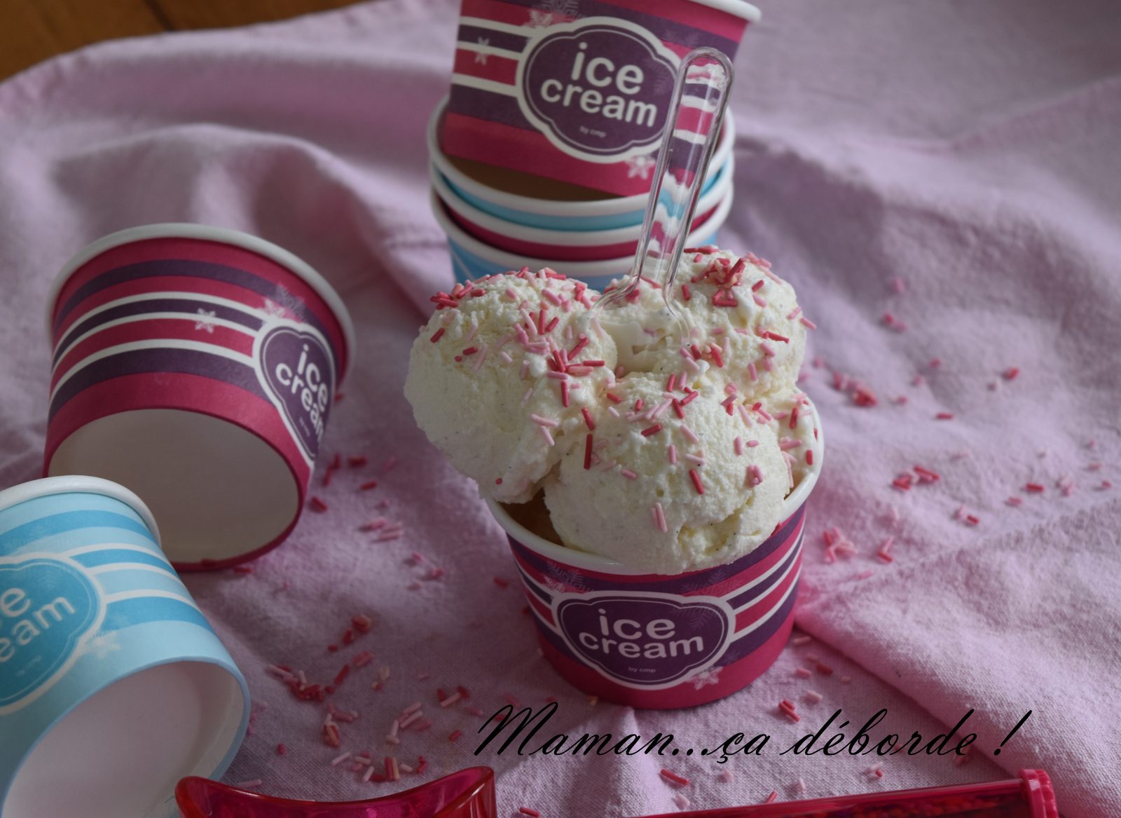 Glace vanille sans oeuf (fiordilatte)
