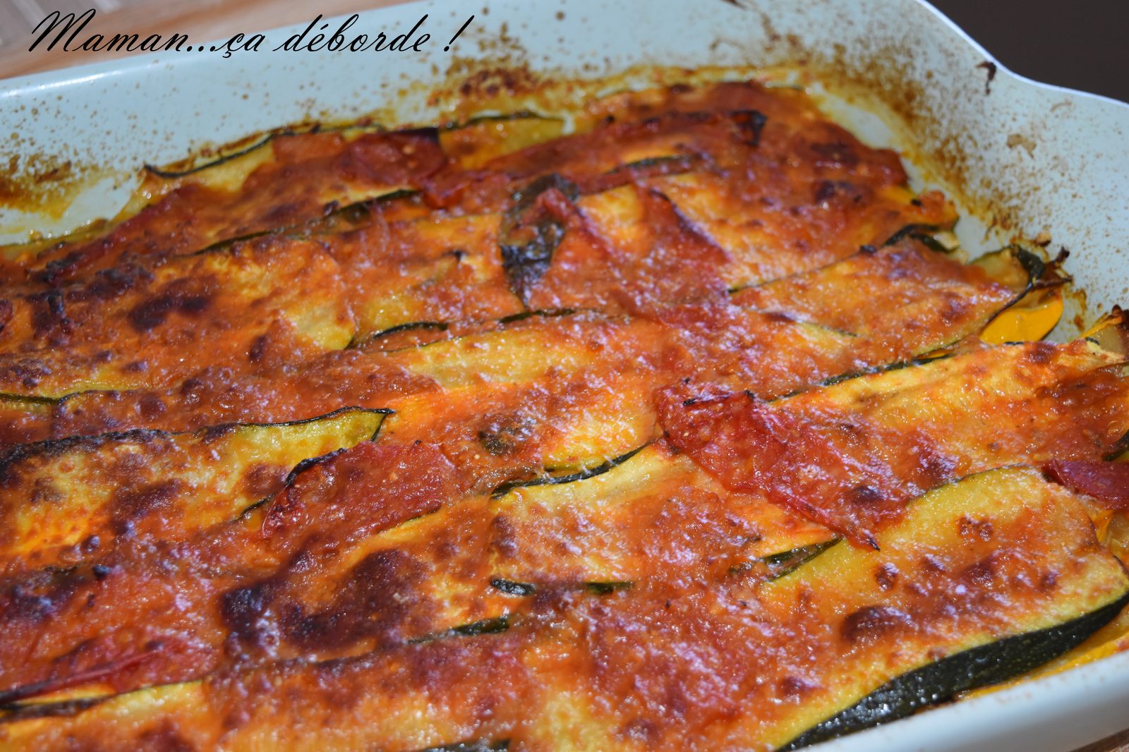 Courgettes à la parmagiana