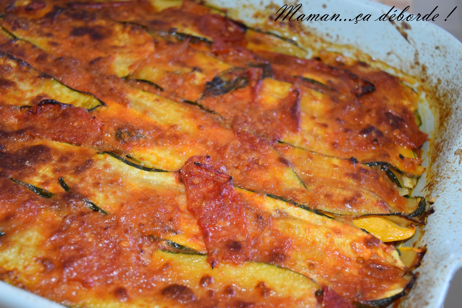 Courgettes à la parmagiana