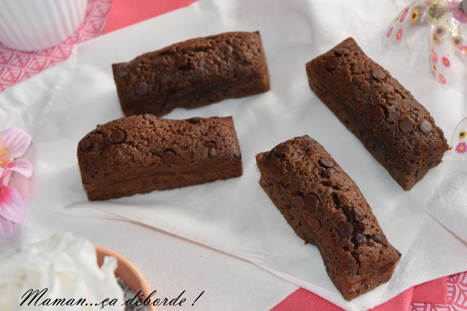 Mini cakes tout chocolat