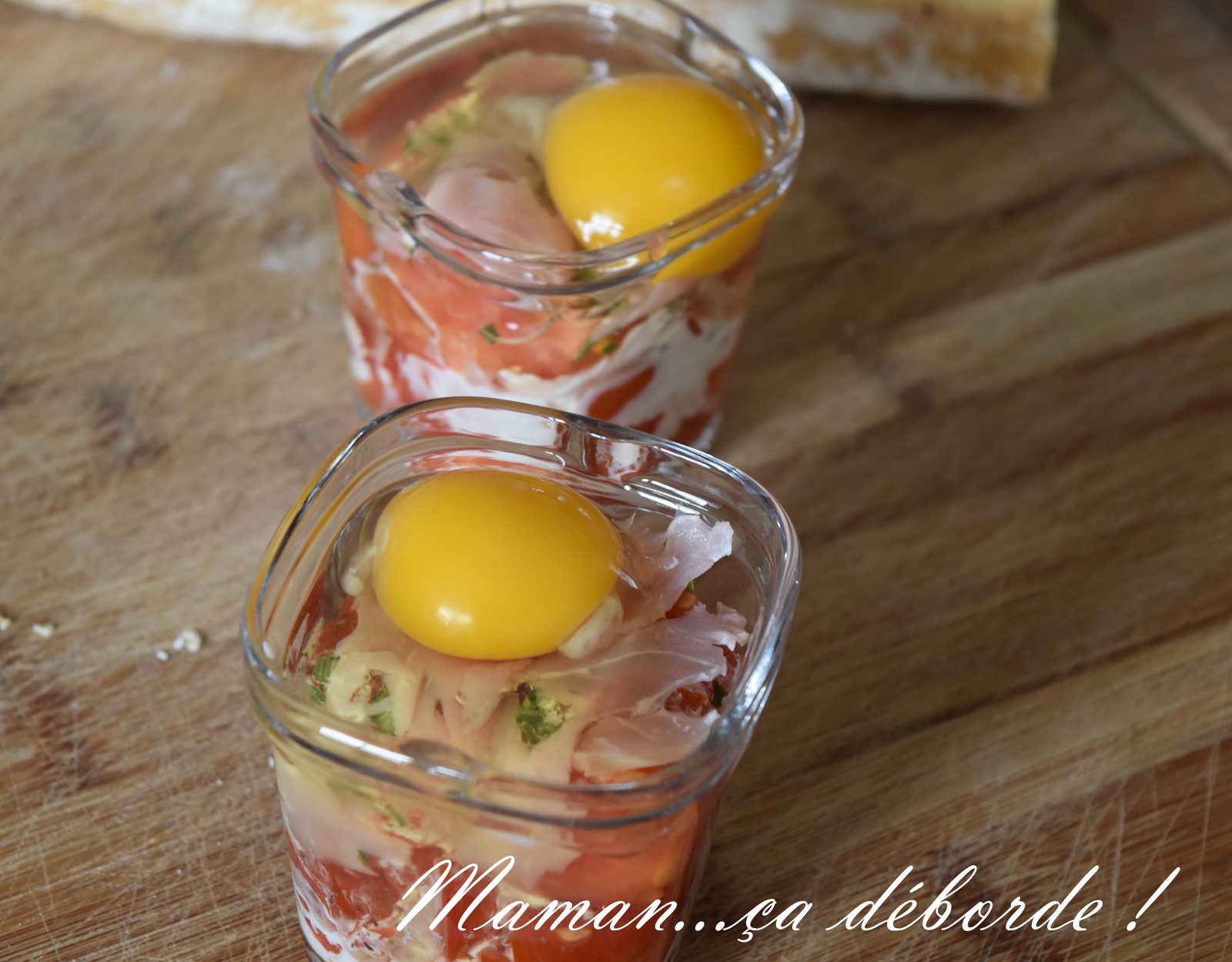 Oeuf cocotte à la tomate