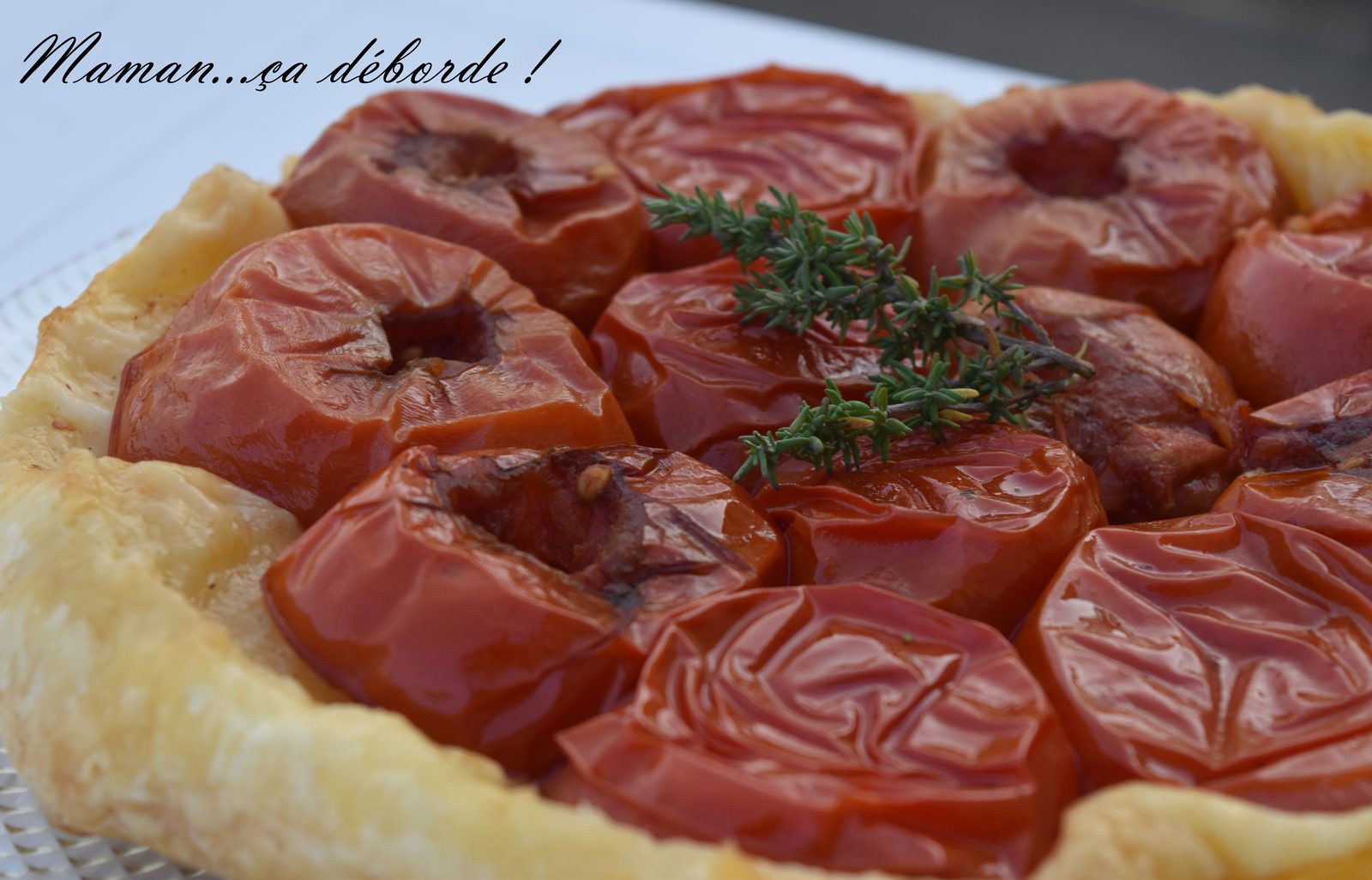 Tarte tatin à la tomate