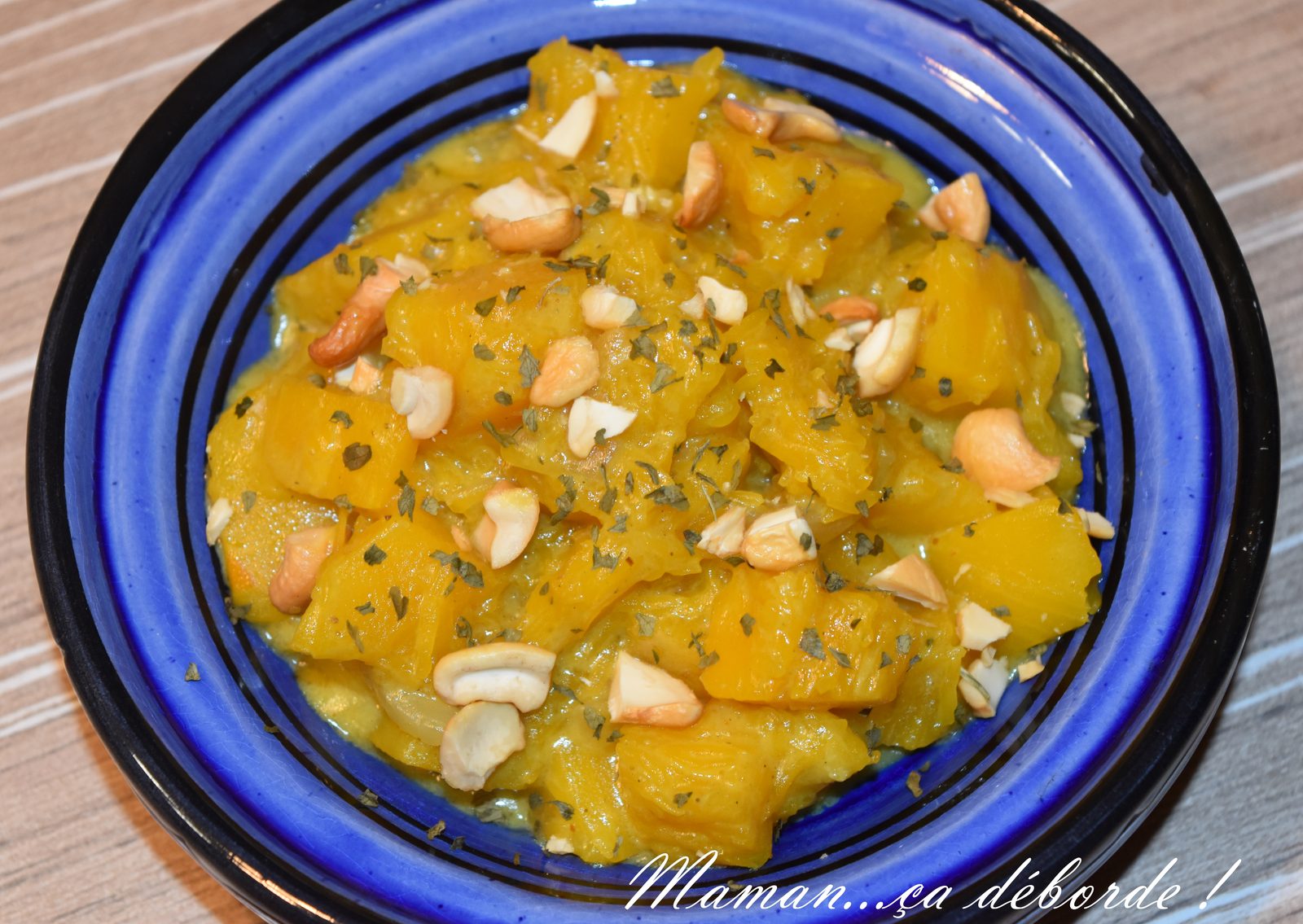 Curry de courge au lait de coco