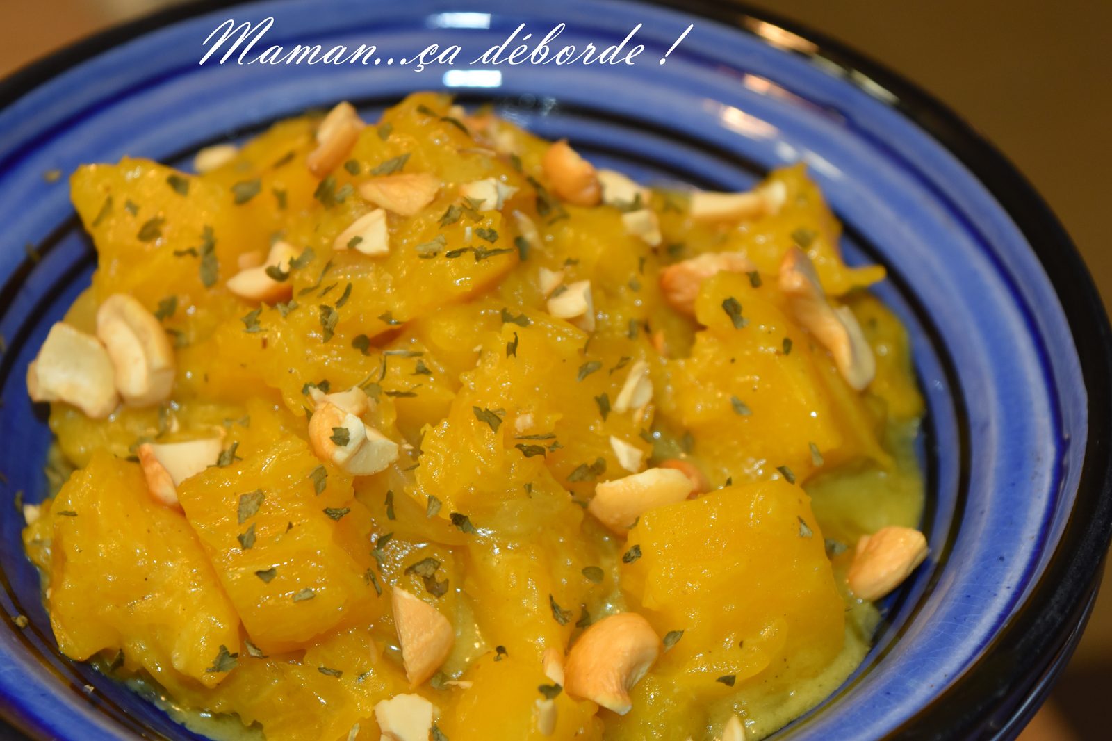 Curry de courge au lait de coco