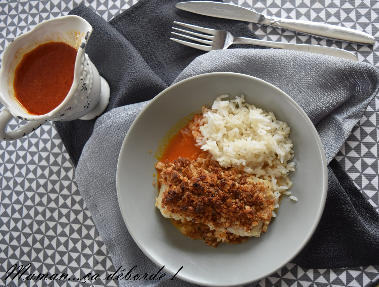 Filet de limande en crôute de noix de macadamia