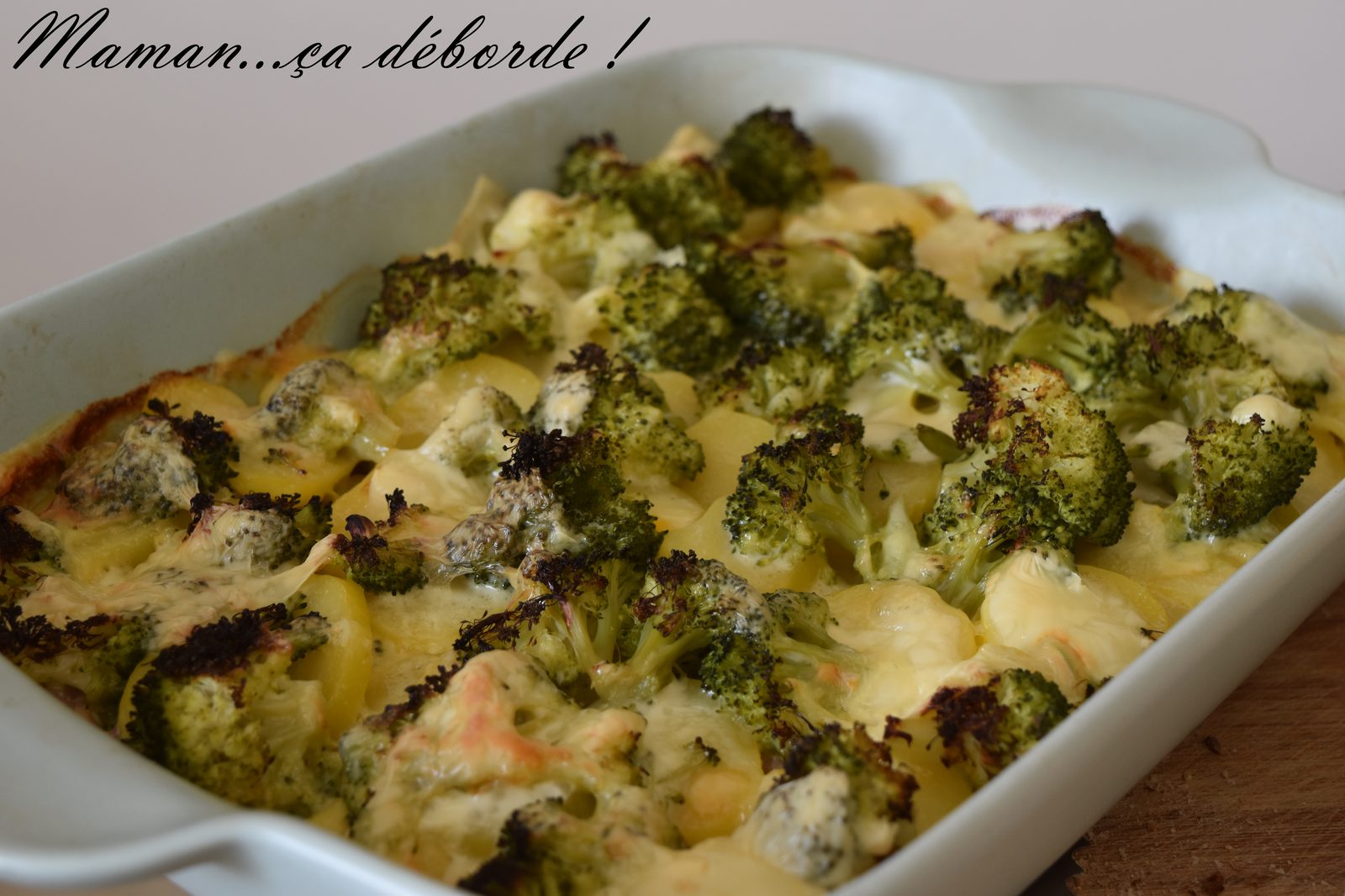 Brocoli façon tartiflette