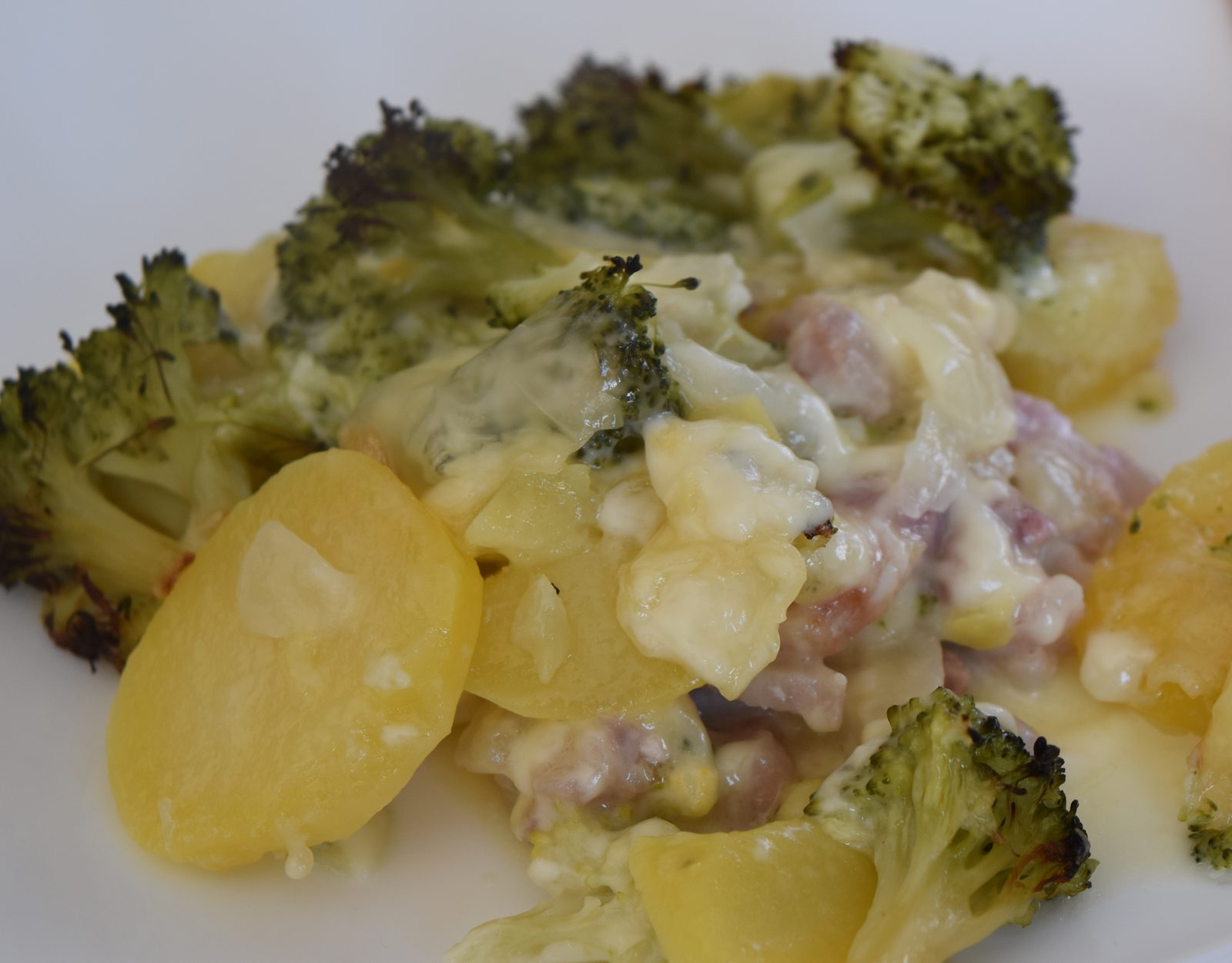 Brocoli façon tartiflette