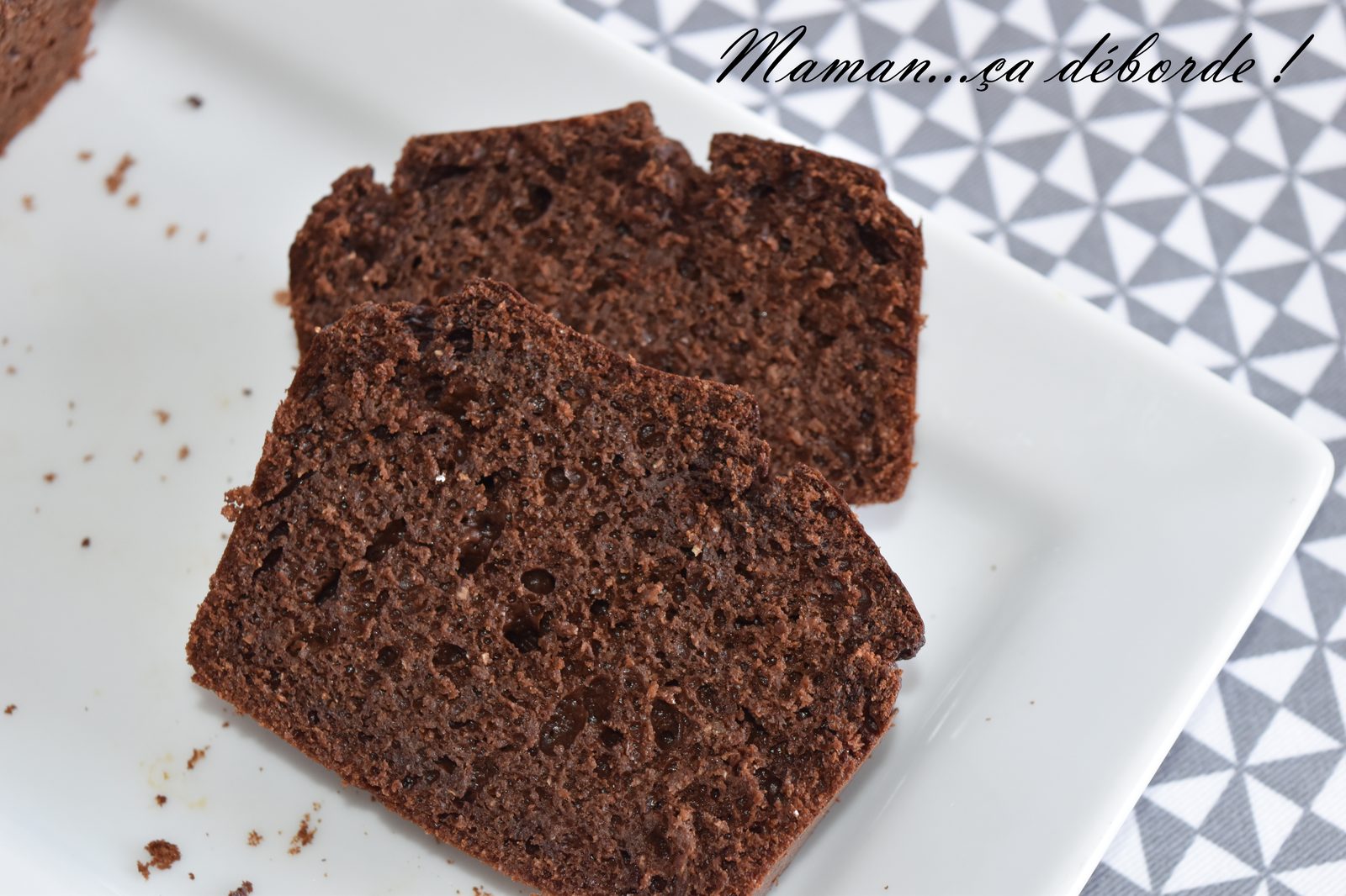 Cake chocolat et beurre de cacahuète