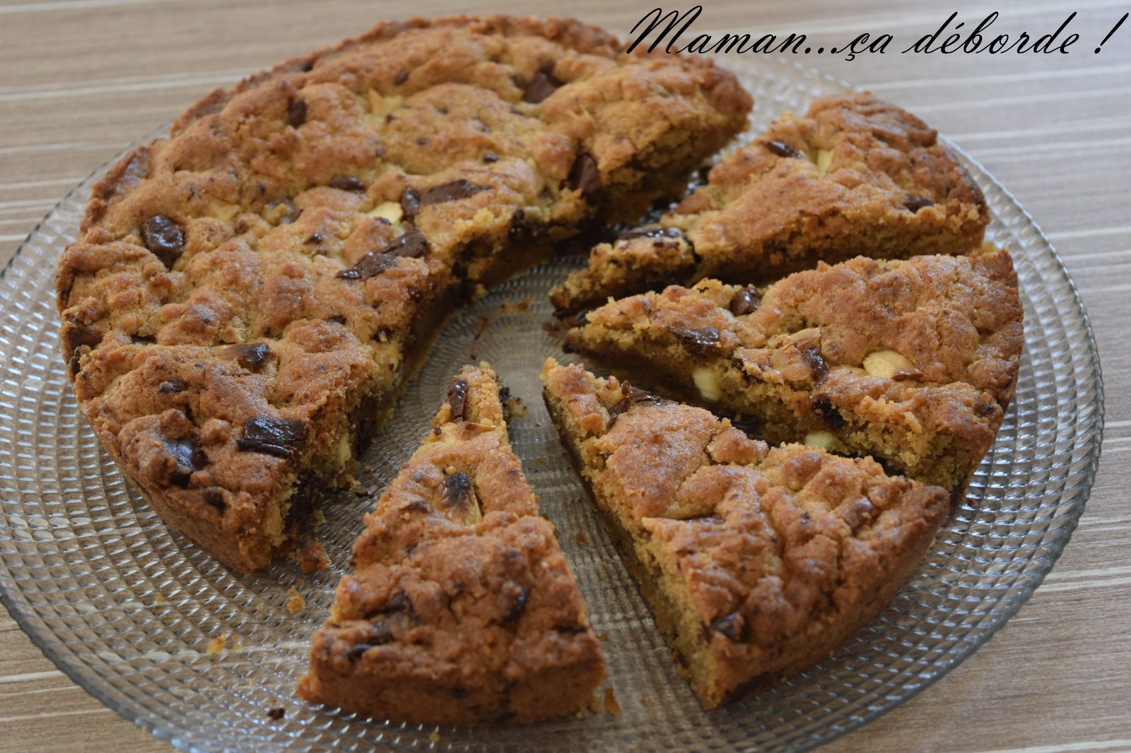 Cookie aux 3 chocolats à partager