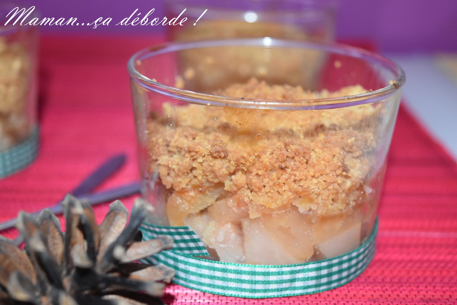 Crumble pomme poire