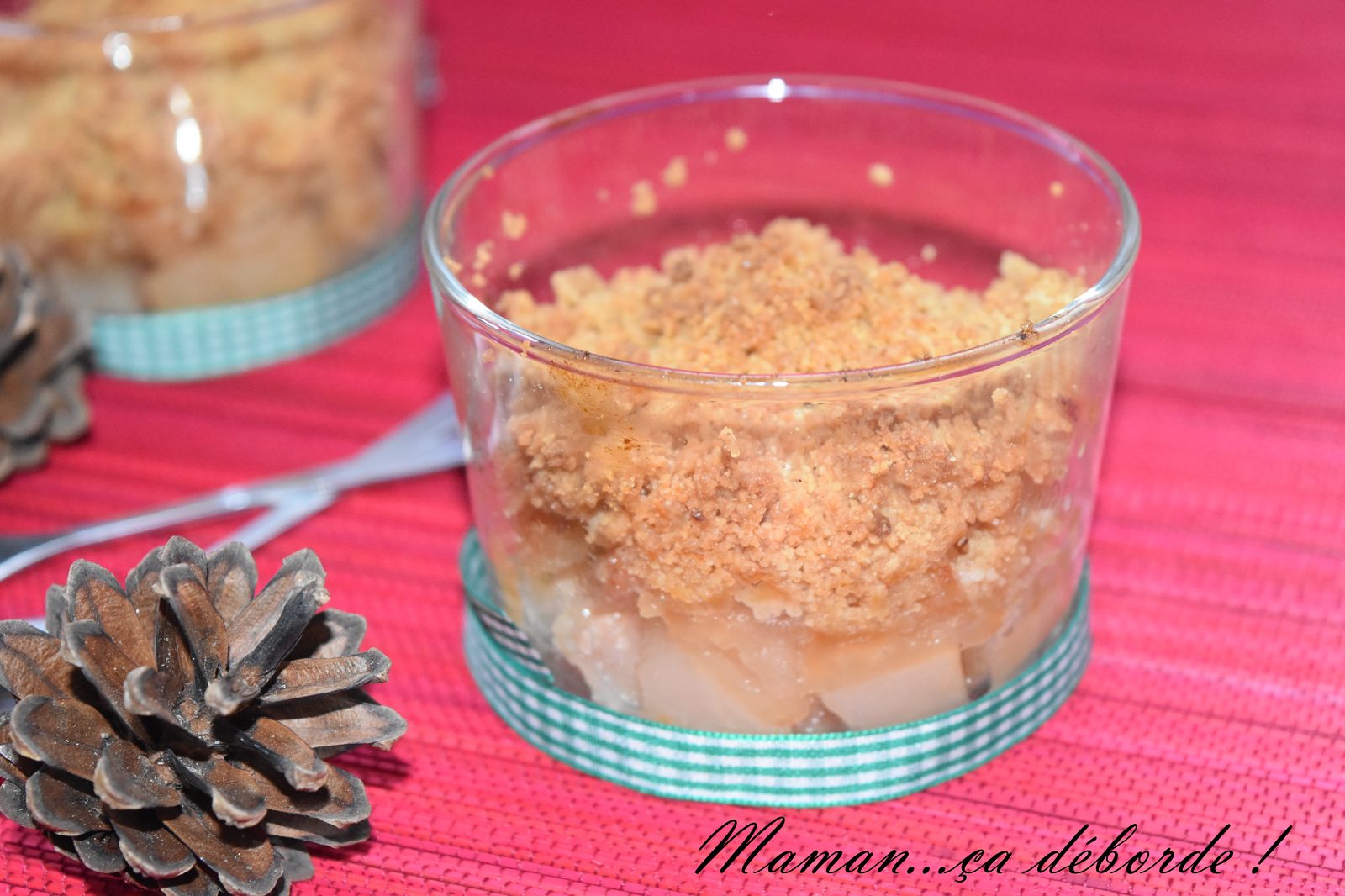 Crumble pomme poire
