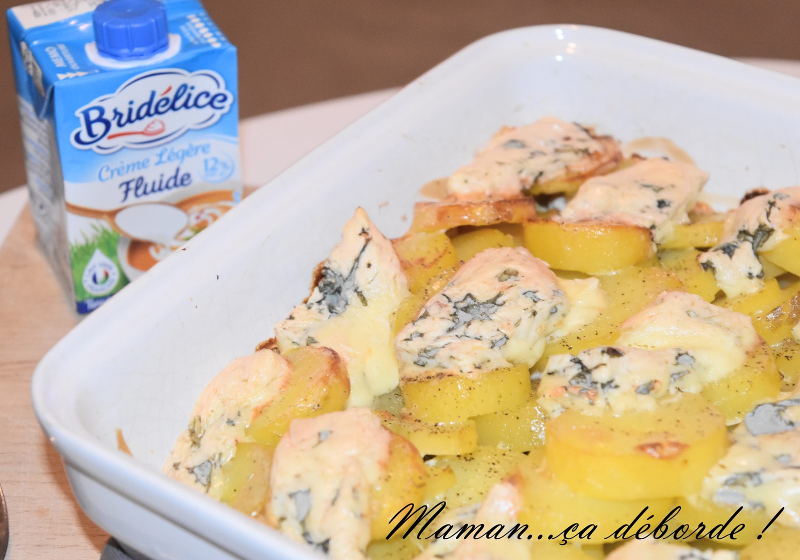 Gratin de légumes à la fourme d'Ambert