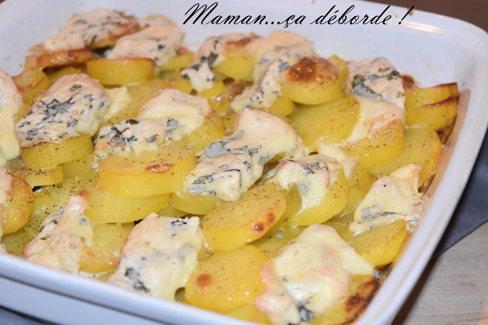 Gratin de légumes à la fourme d'Ambert