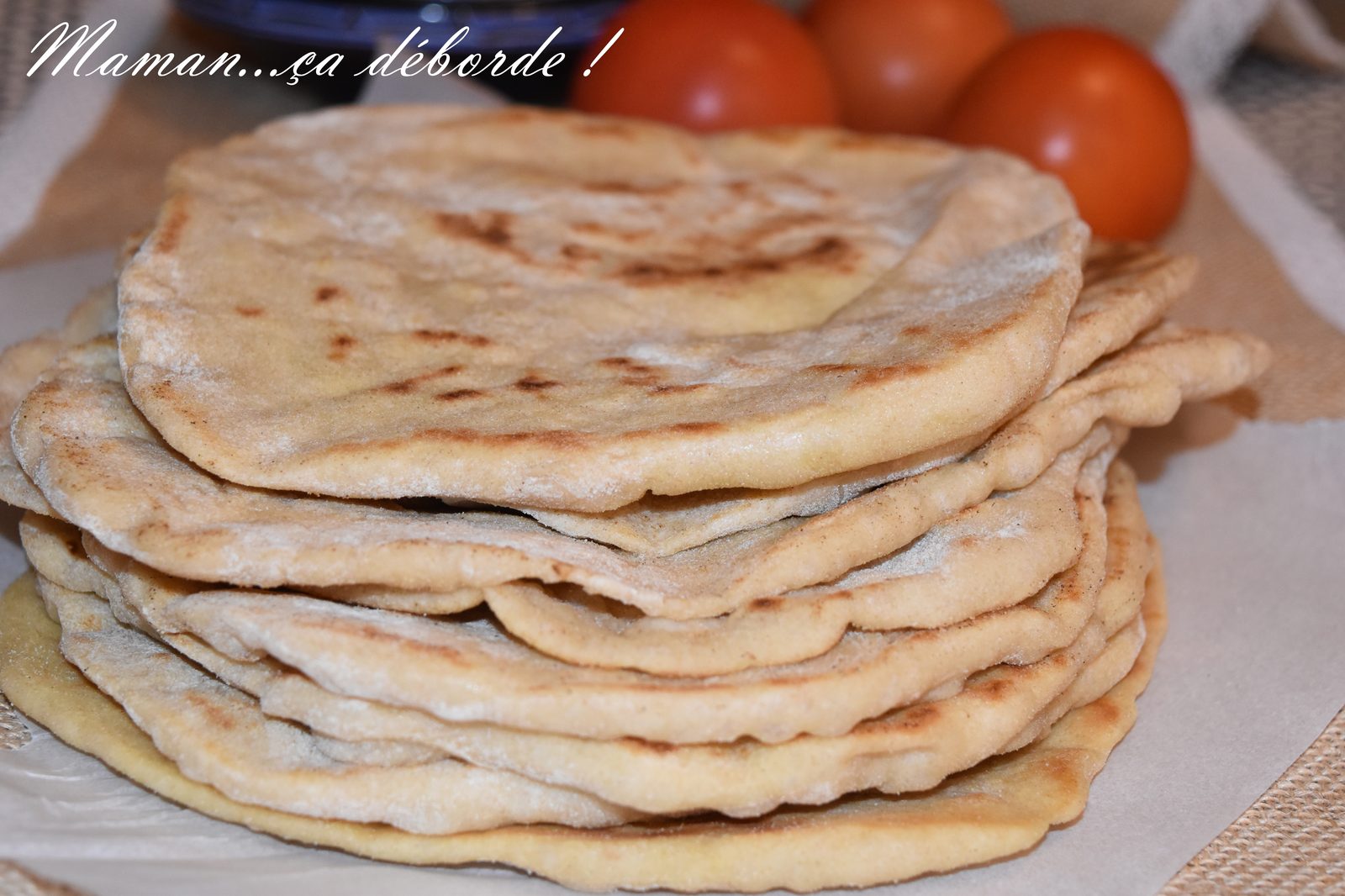 Pain pita à la poêle