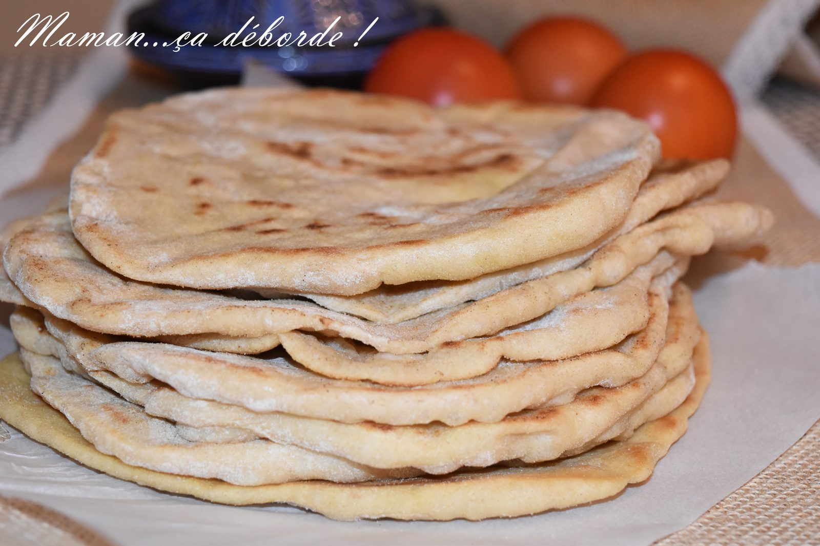 Pain pita à la poêle