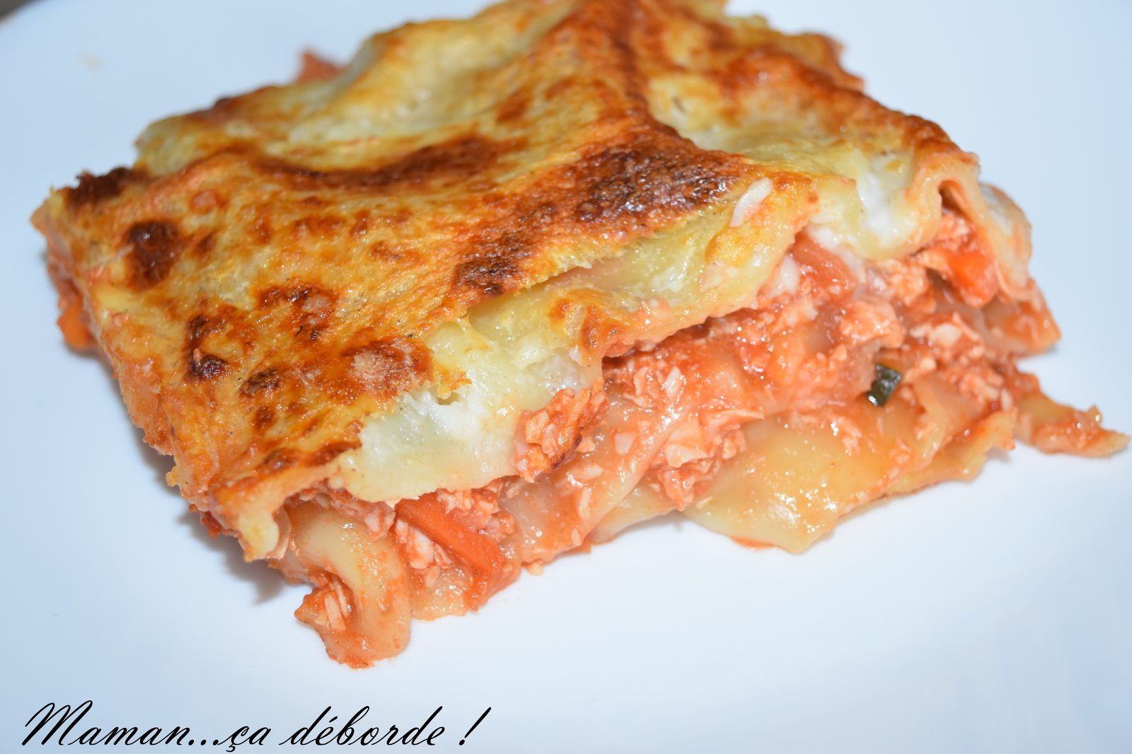 Lasagne à la dinde et aux petits légumes