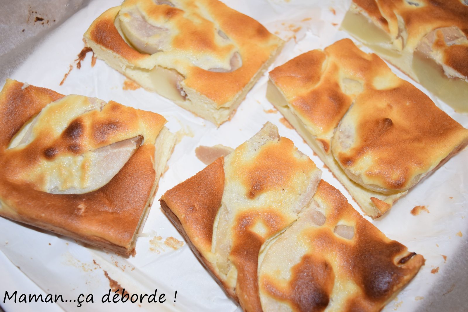 Flan léger aux poires
