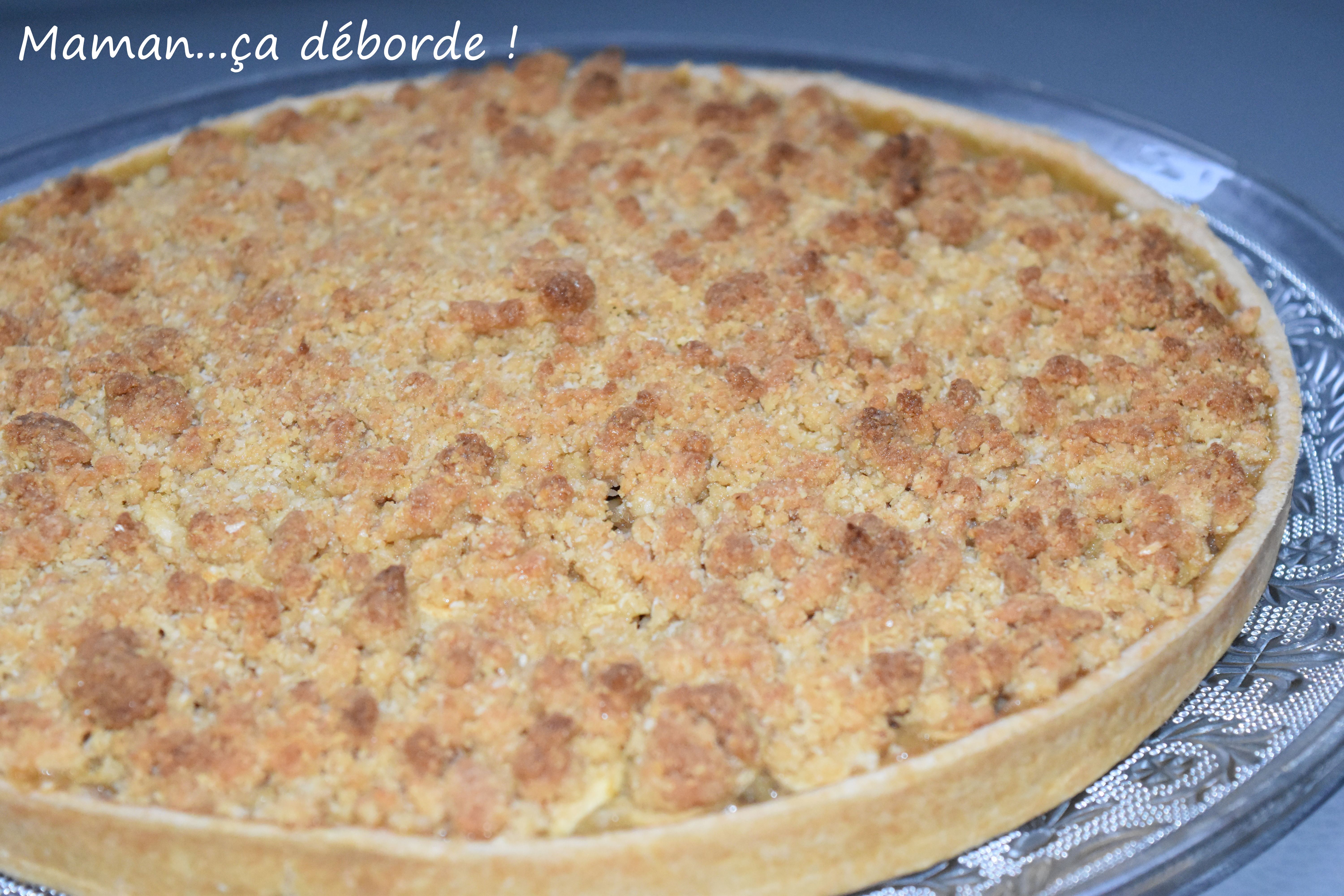 Tarte Crumble Aux Pommes - Maman...ça Déborde